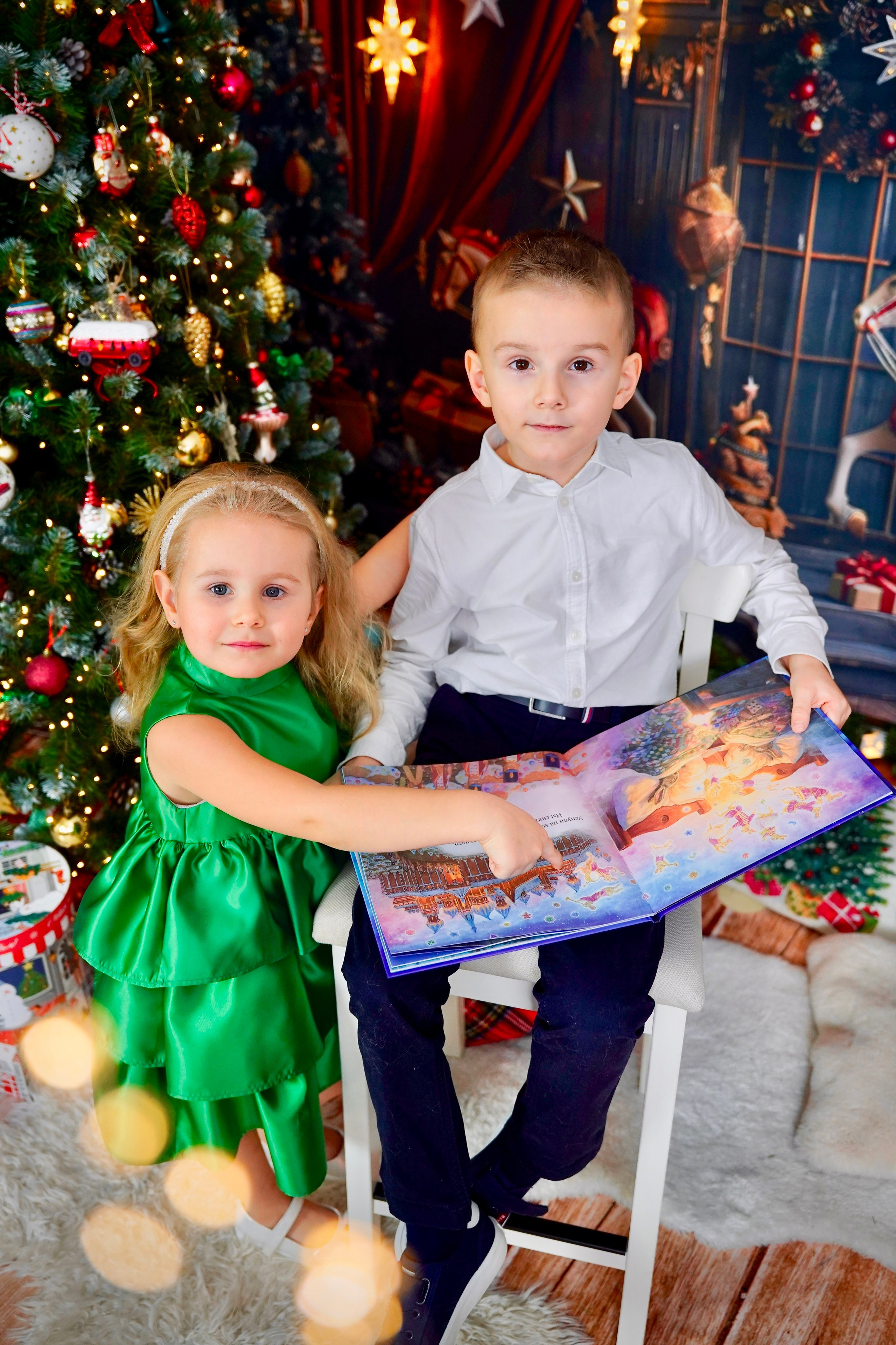 Новогодний фотопроект 2025 № 4. Семейный и детский фотограф Александра Гвоздикова