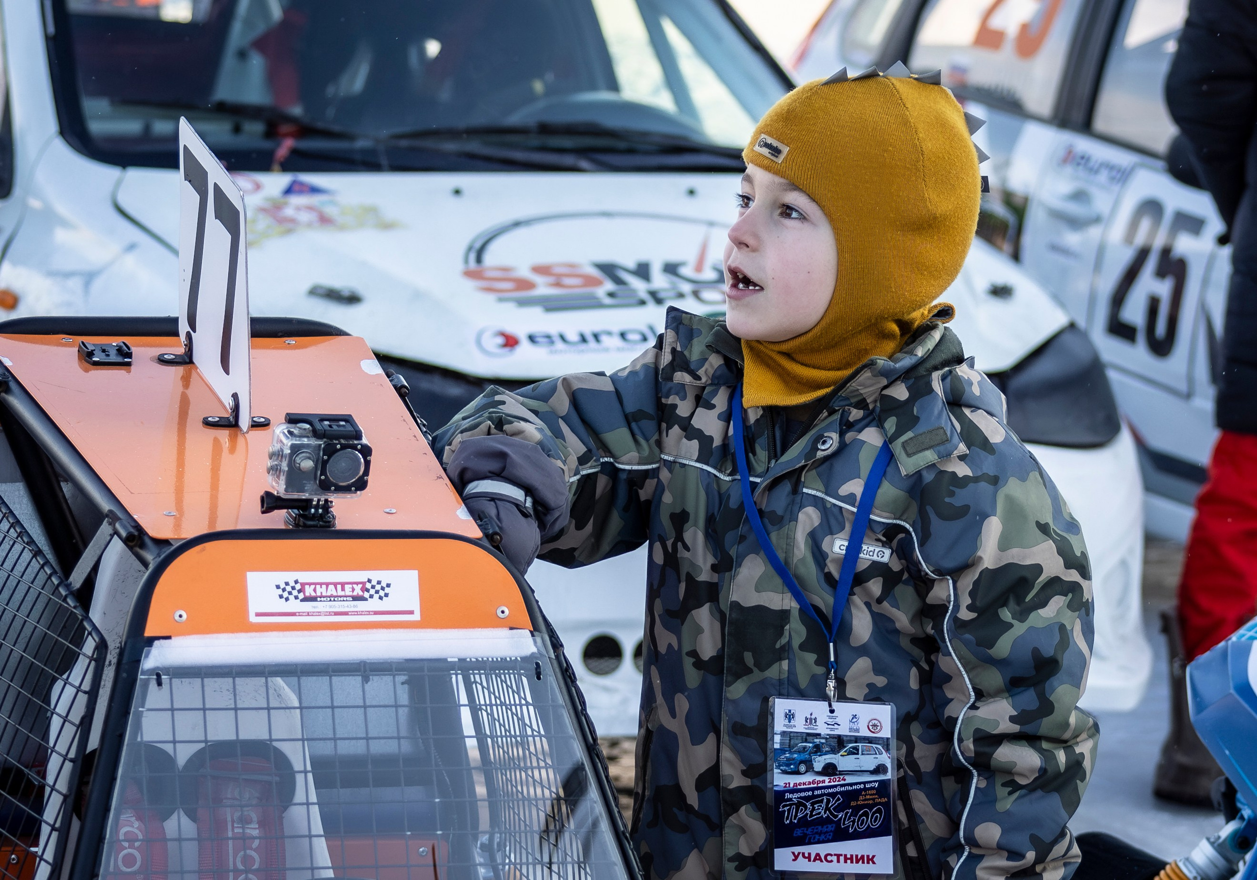 Автогонки «Трек 400» на льду. Bertran Ordo