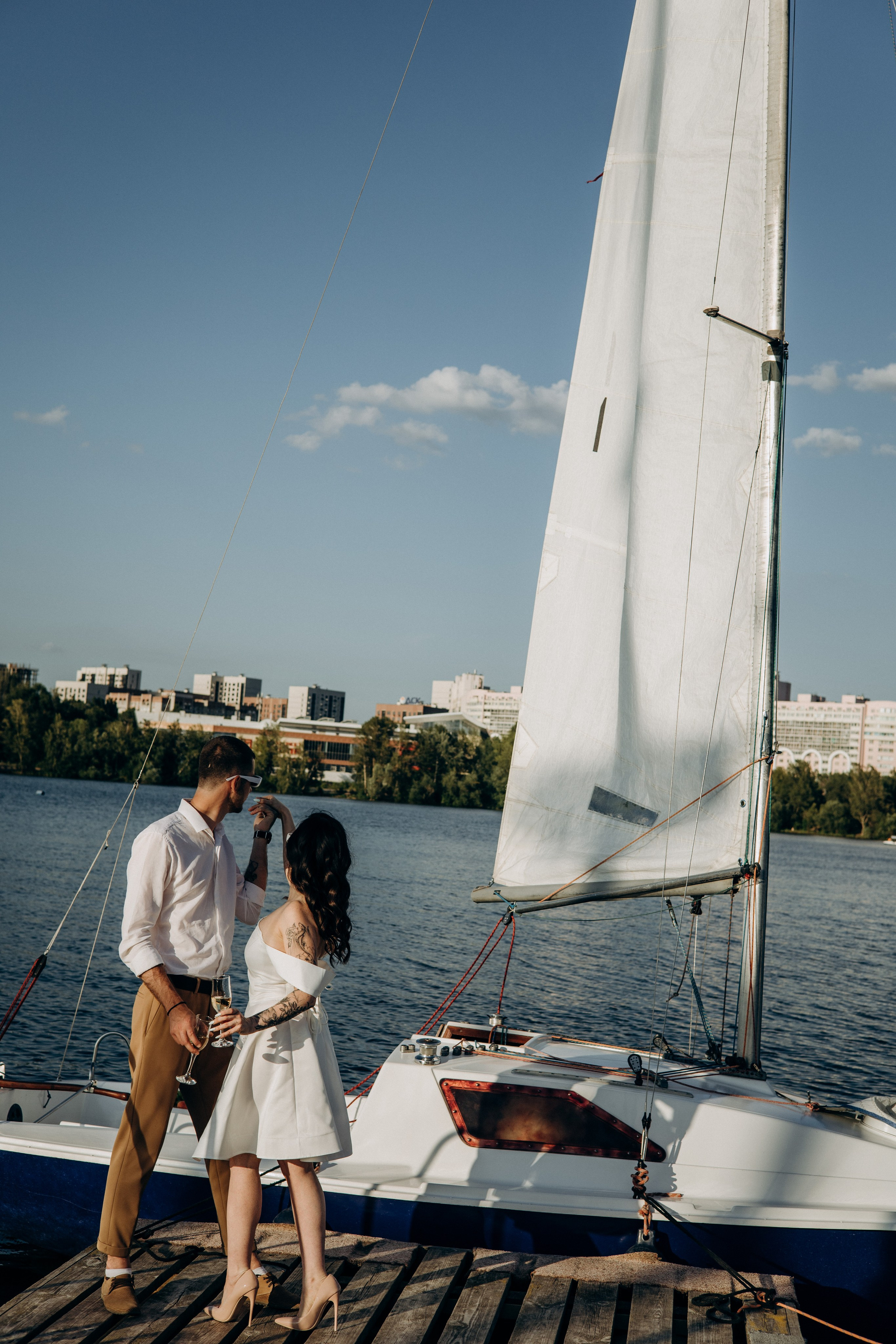 Катя, Максим, яхта. Портретный и семейный фотограф в Воронеже Ксения Ремизова