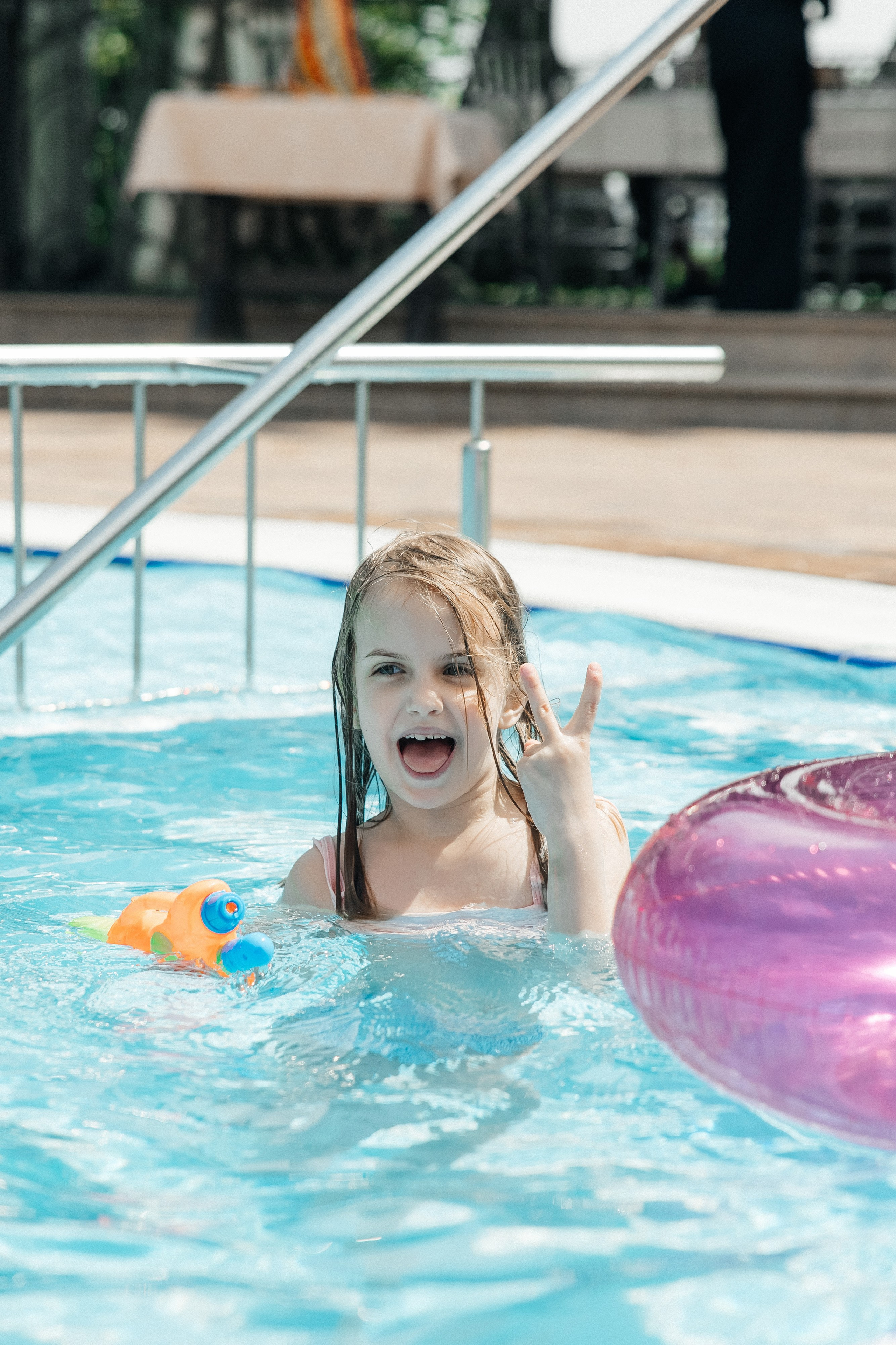 Детский день рождения в бассейне. Свадебный и семейный фотограф в Краснодар, Россия