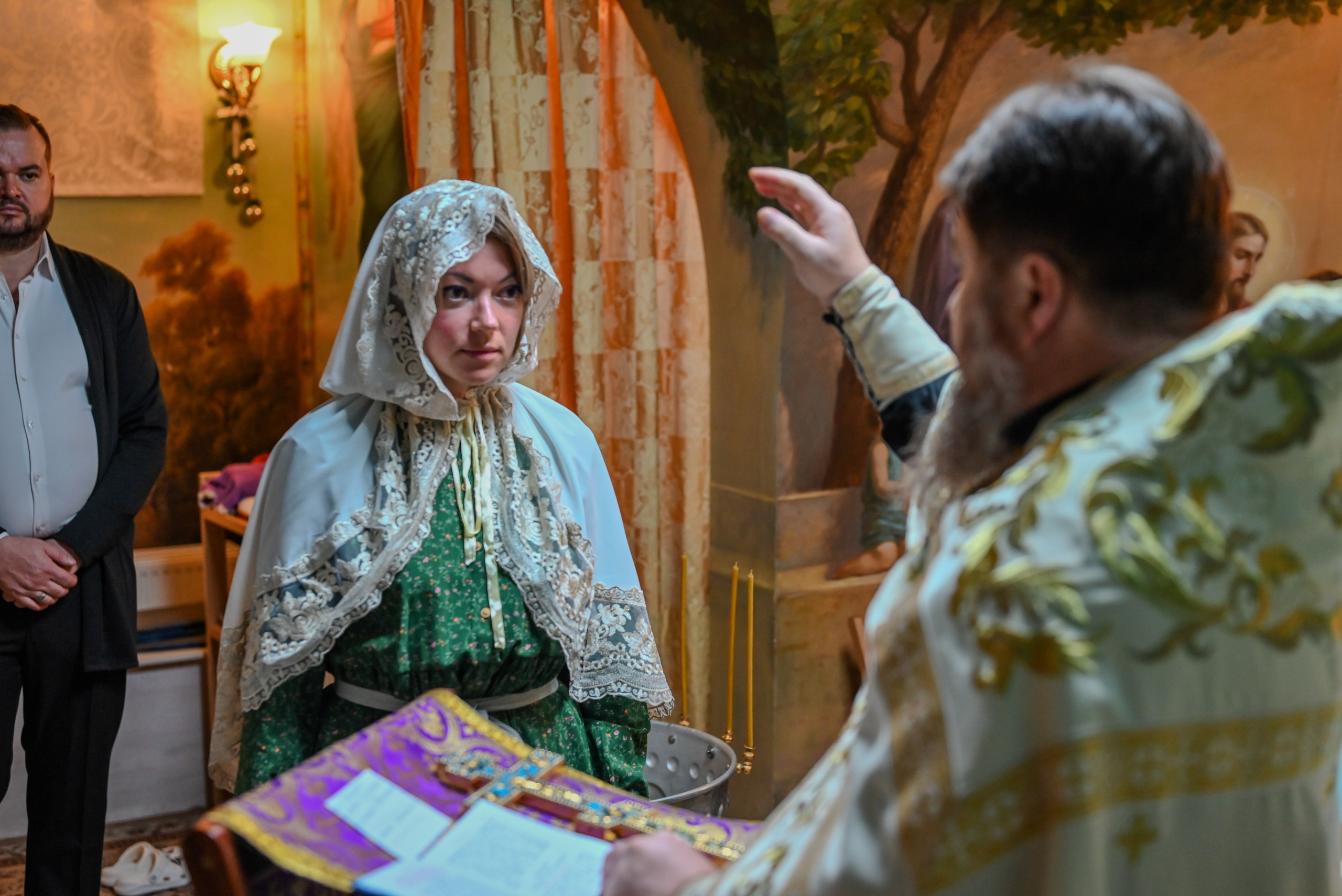 Крещение Совхоз Ленина. Семейный и детский фотограф Москва