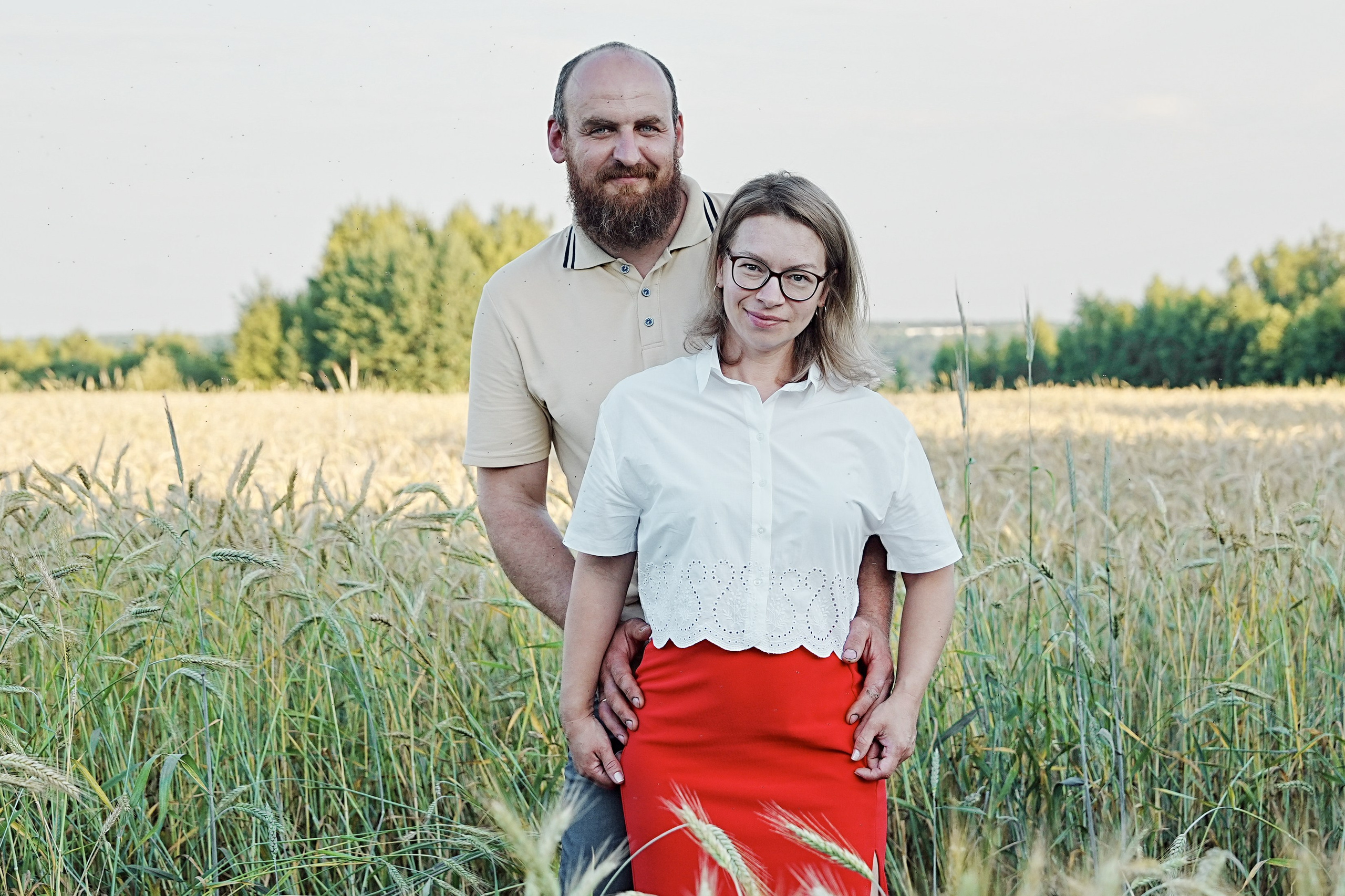 Семейная съемка в поле пшеницы. Фотограф Светлана Боровикова в Домодедове