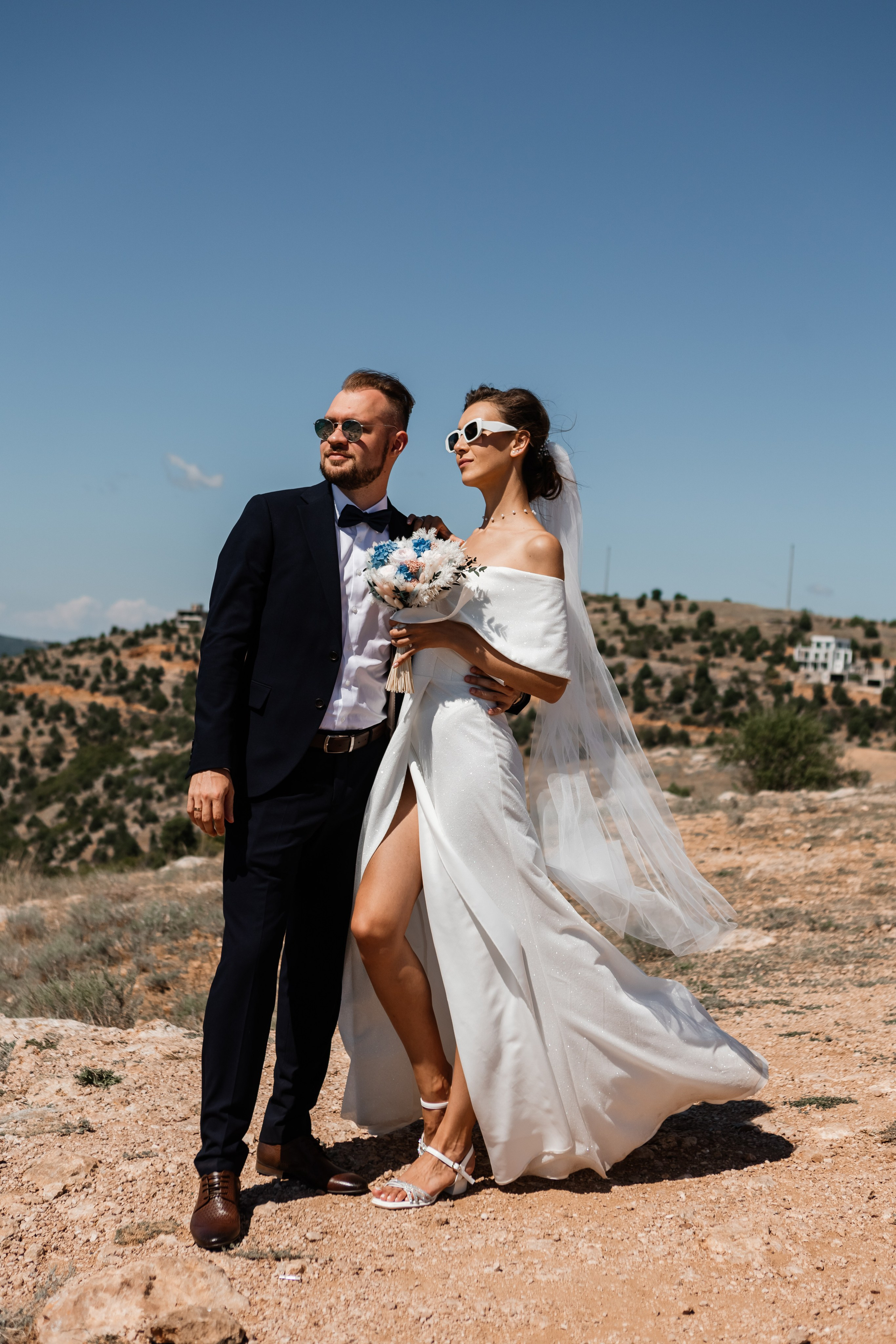 Свадебная съёмка в Балаклаве в крепости Чембало. Свадебный фотограф, фотосъемка в Крыму, Севастополе, Симферополе, Ялте