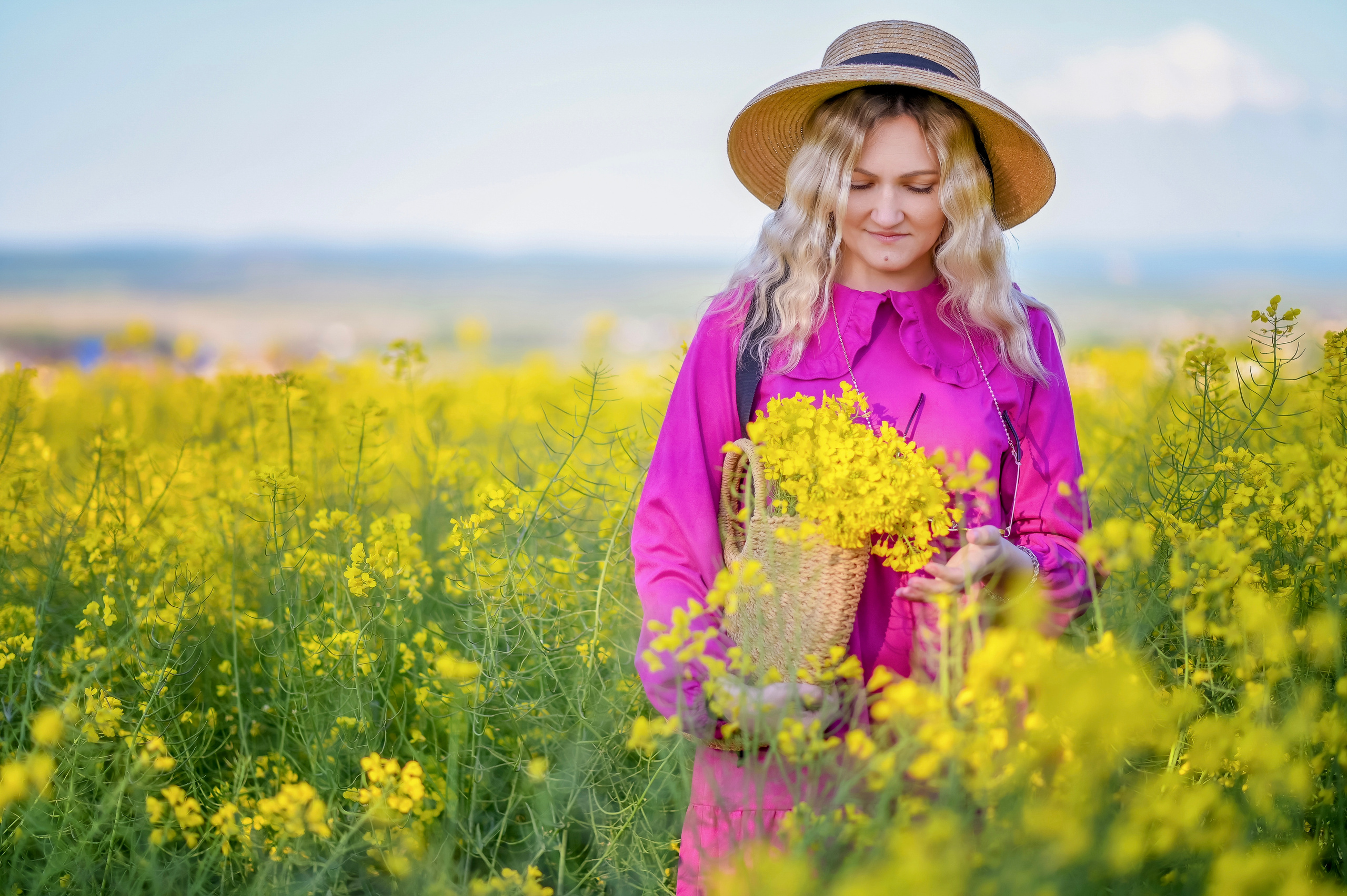 Рапсовое поле. Семейный и детский фотограф Анапа