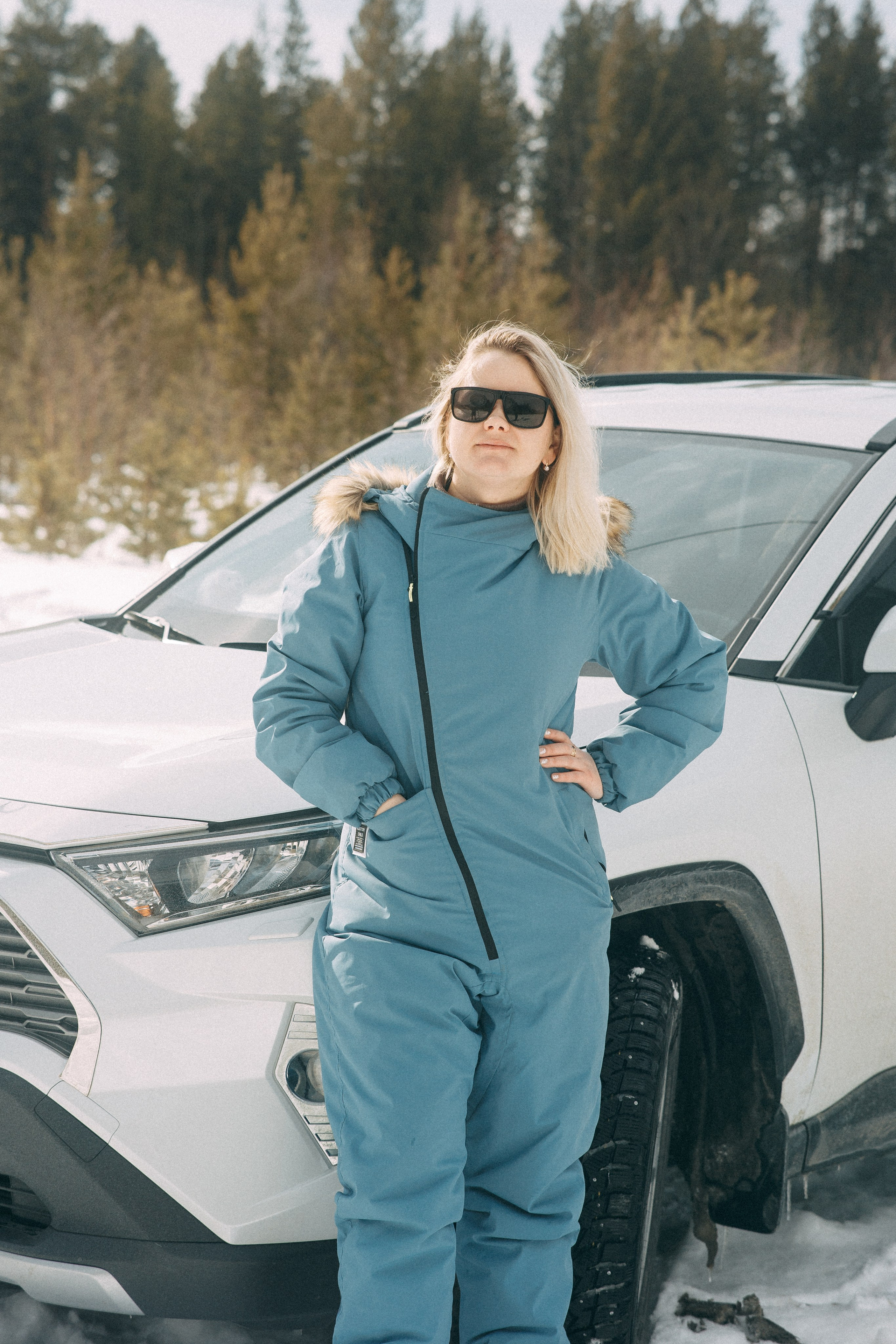 Зимняя фотосессия Анастасия и Евгений и их пёс по кличкеГранд. Артём Печерин фотограф в Оленегорске