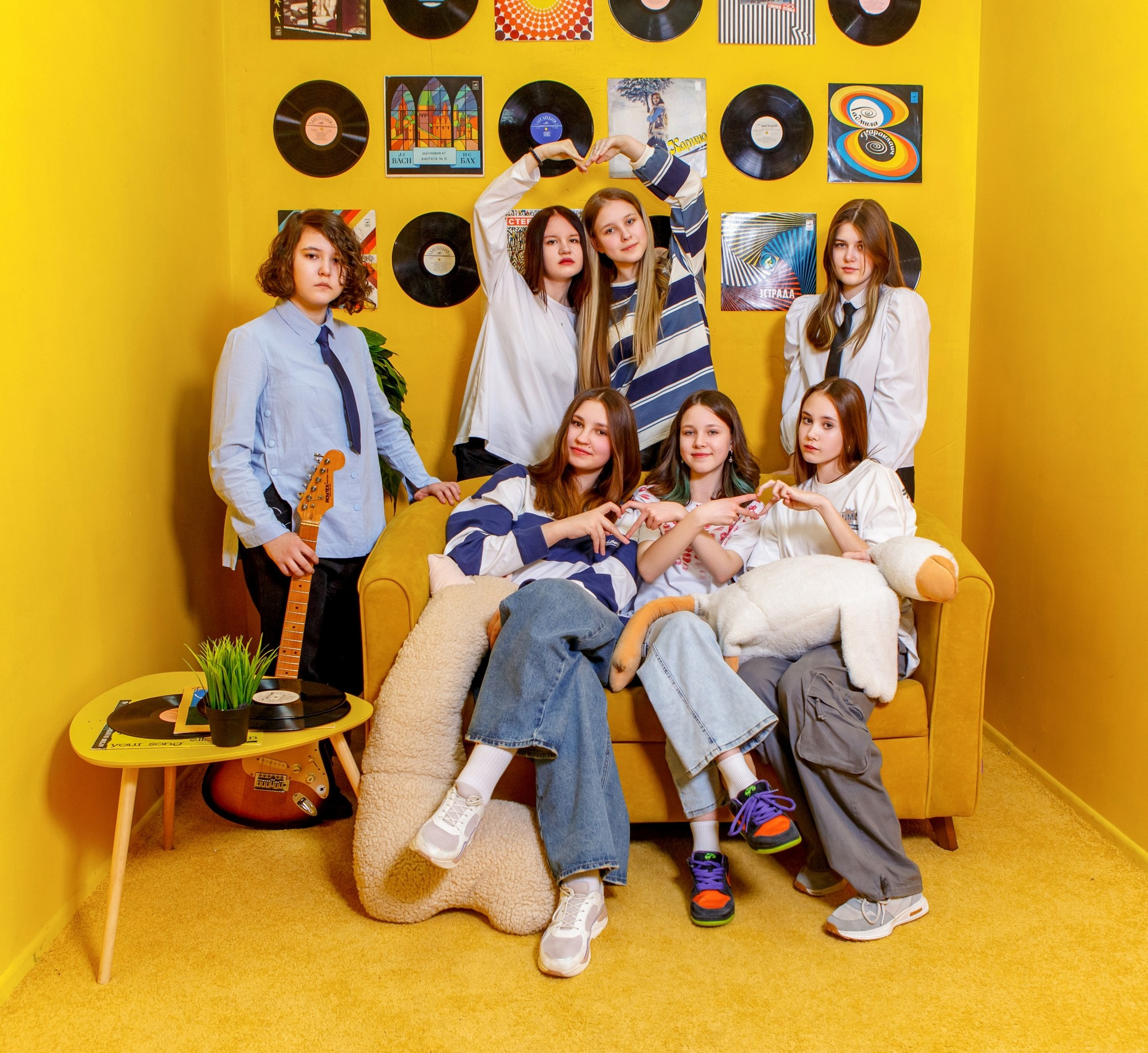 Студийная фотосессия: 7 лицей 7 класс. СИГМА | Студия выпускных альбомов Красноярск