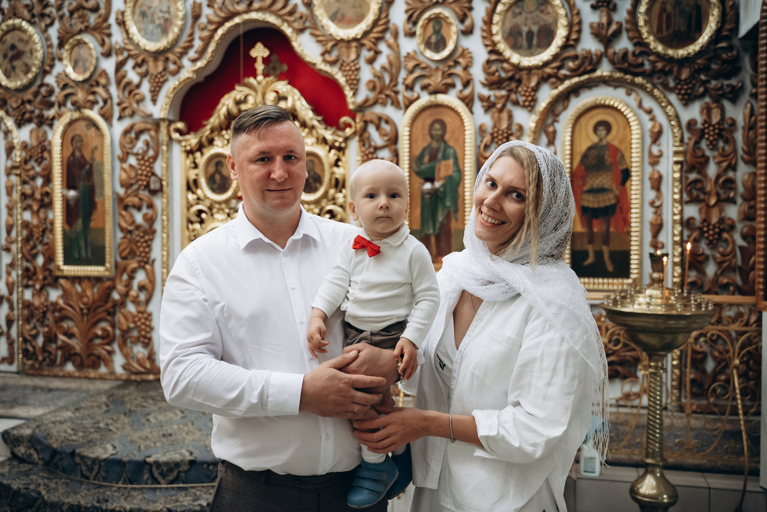 Крещение Демьяна. Семейный фотограф в Минске Дарья Дреко