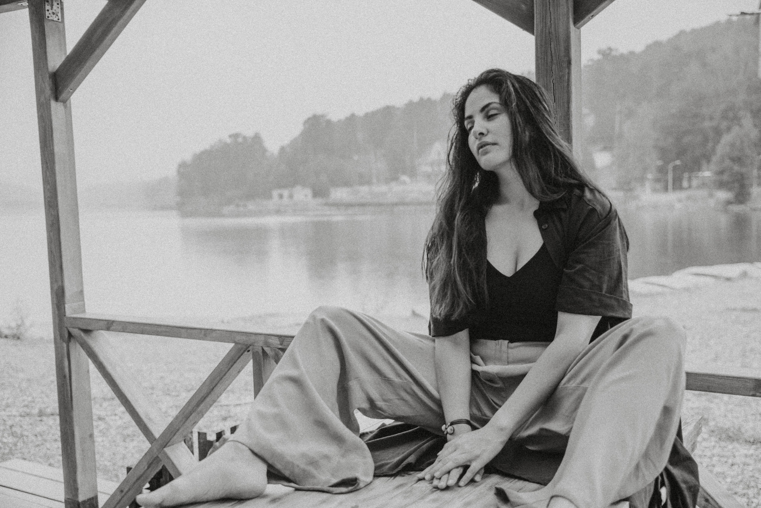 Индивидуальная фотосессия на озере в воде. Семейный фотограф в Миассе Ольга Широковская