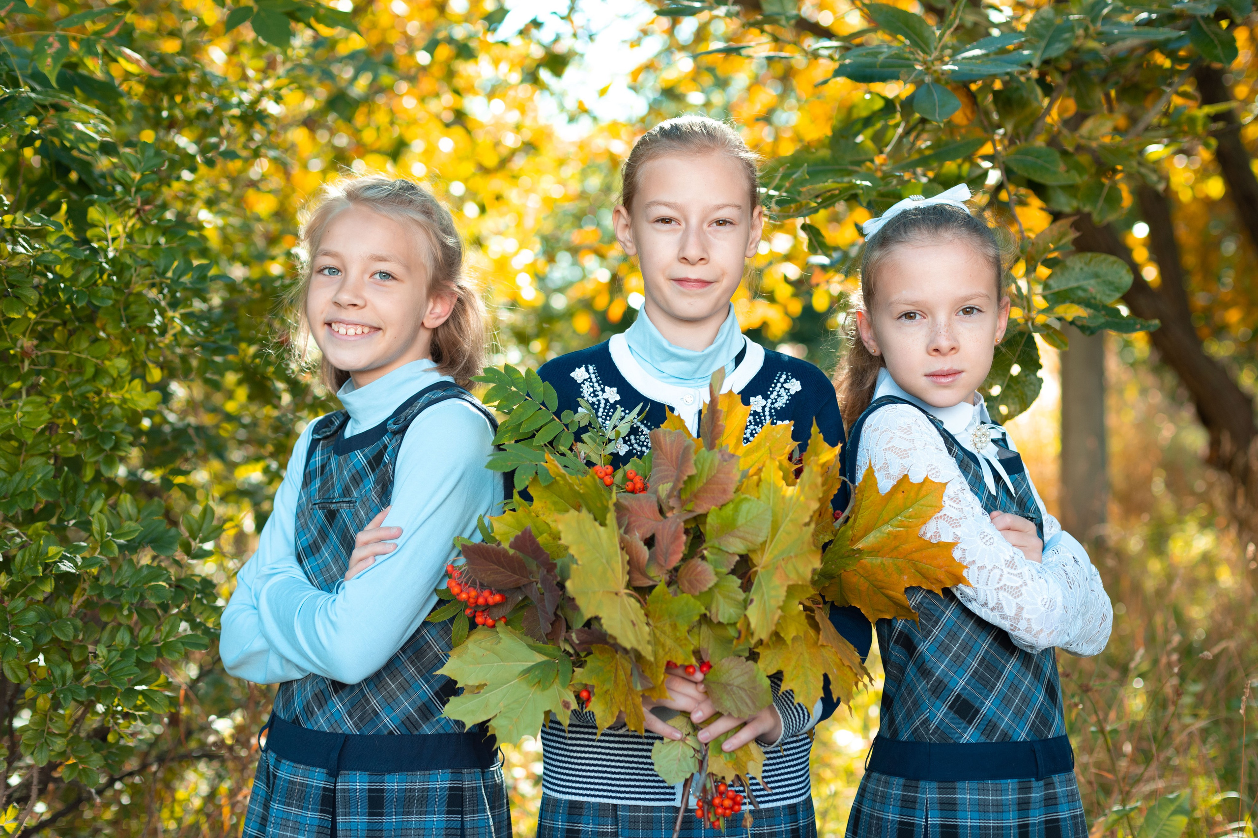 4 класс. Съёмка на улице. Выпускные альбомы «Эврика» в Нижнем Новгороде