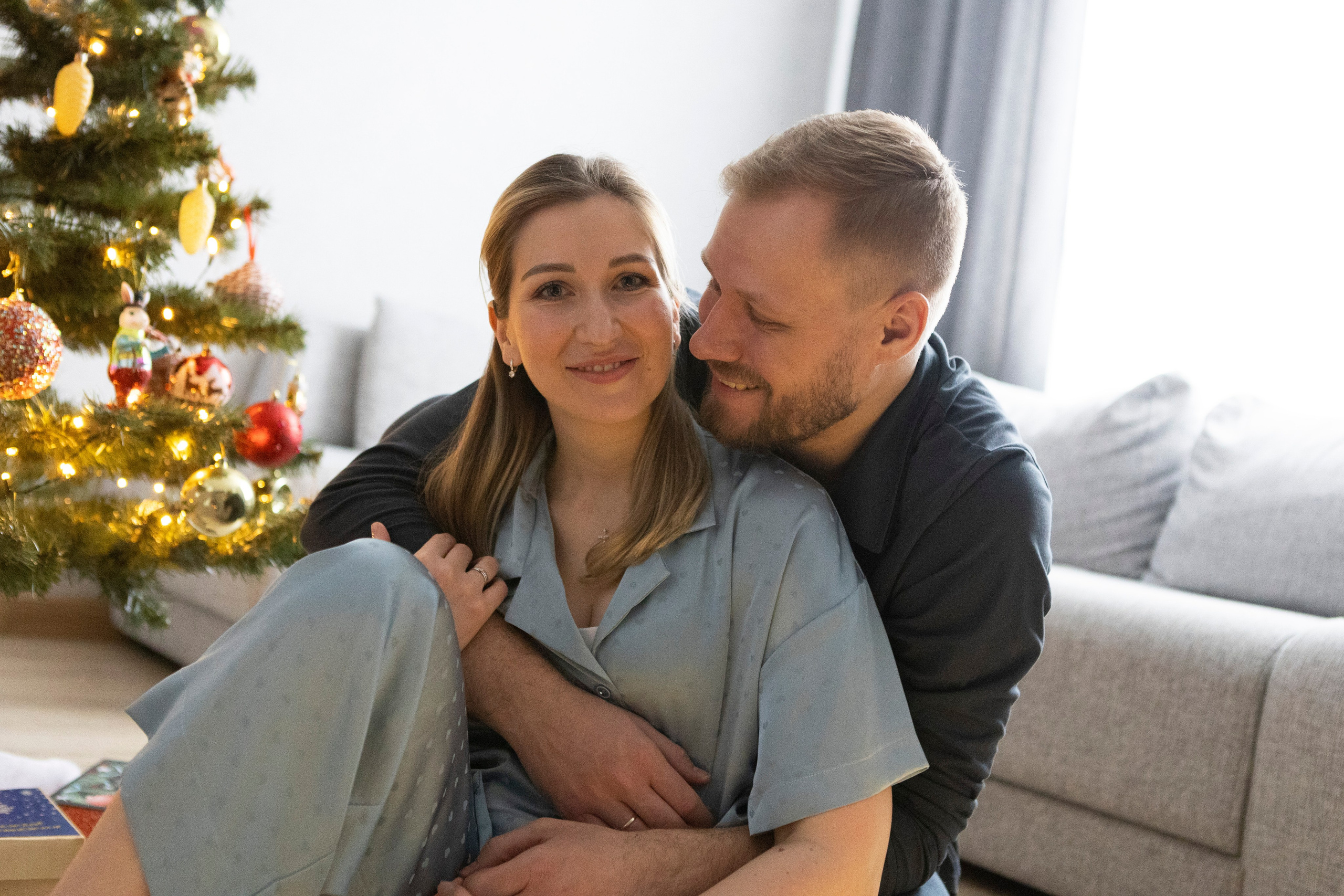 Домашняя новогодняя фотосессия. Семейный и портретный фотограф в Москве Елена Флегант