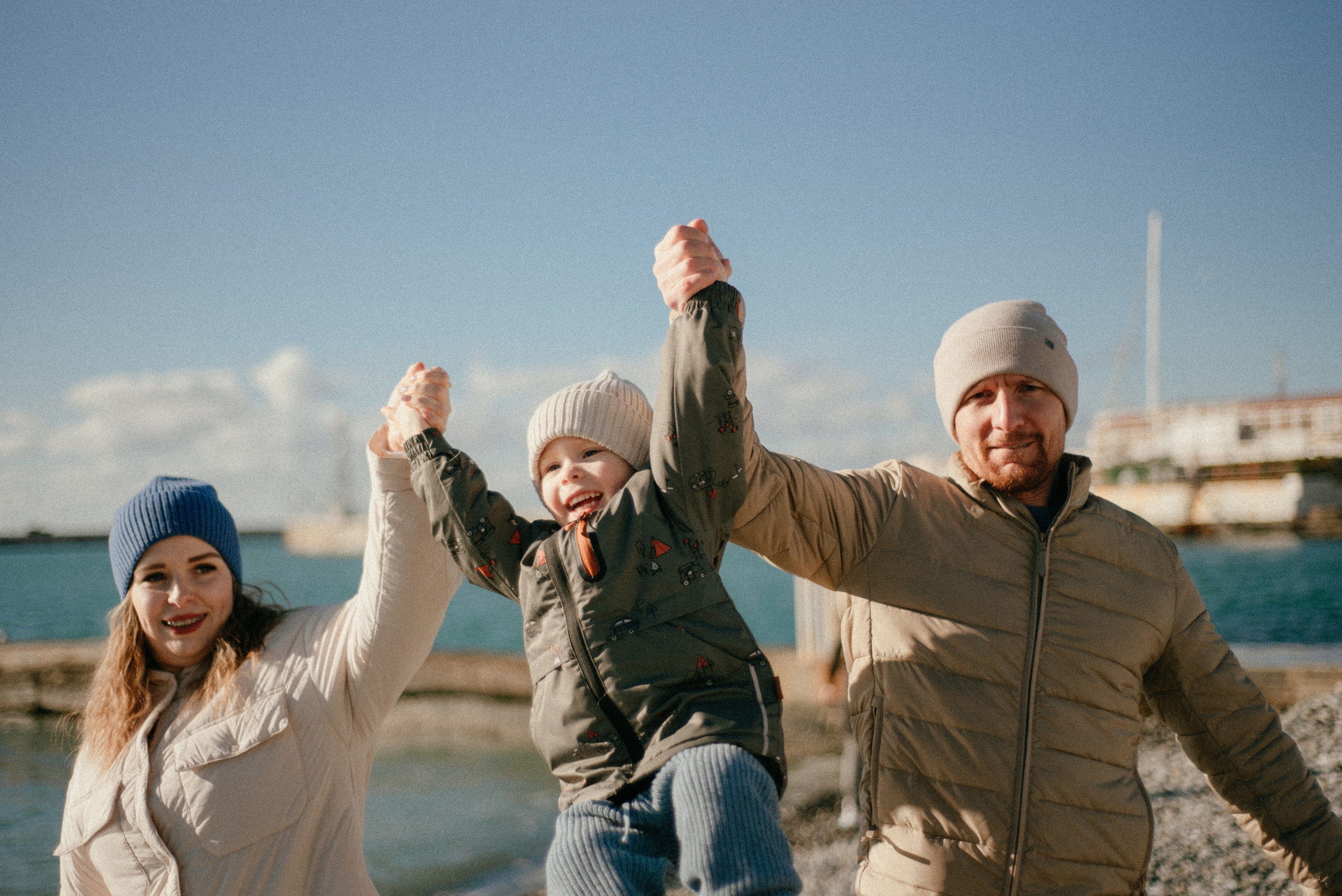 Зимнее море. Семейный и женский фотограф Лоо Краснодар Сочи Энем Татьяна Трибурт
