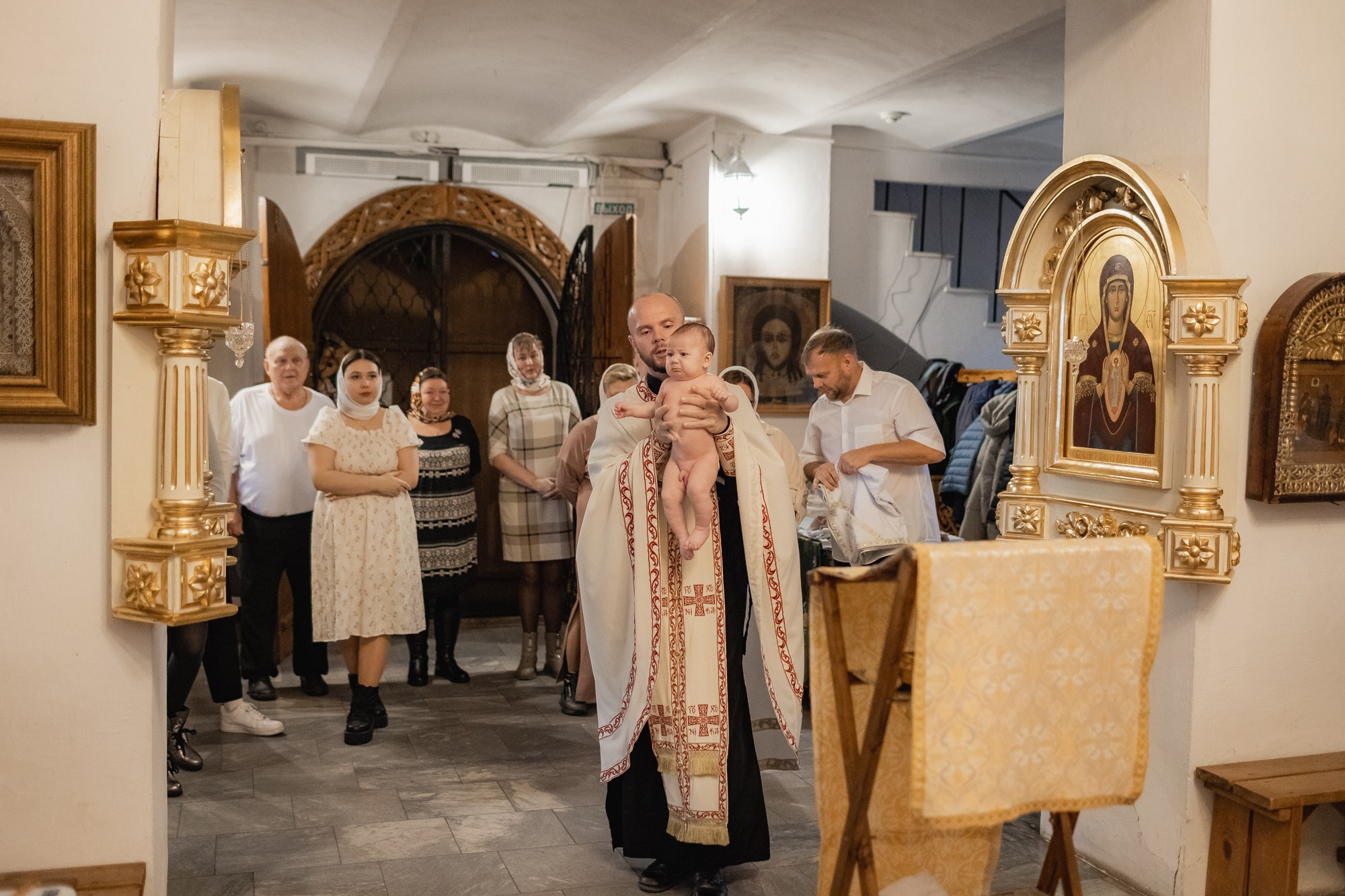 Крещение Ивана с Бехово. Семейный фотограф новорождённых в Серпухове Юлия Новикова +79637785957