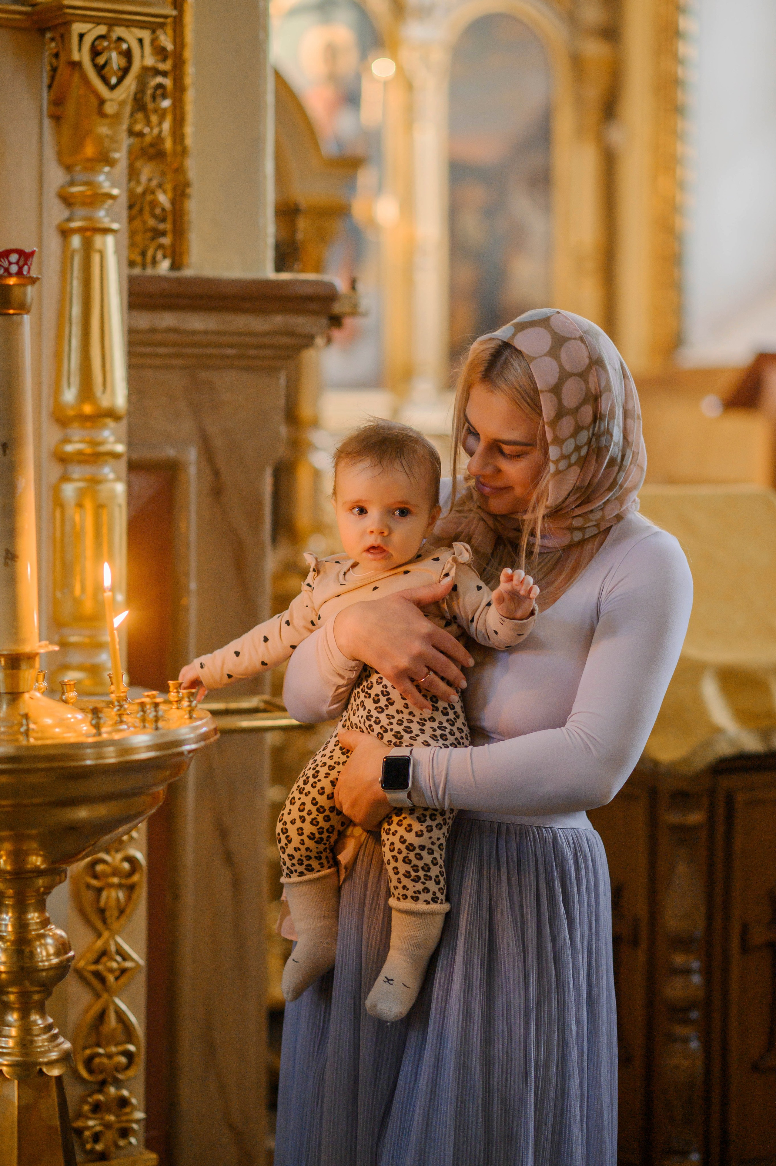 Крещение Лизы. Успенский собор. Свадебный и семейный Фотограф в Пензе Татьяна Лапоногова