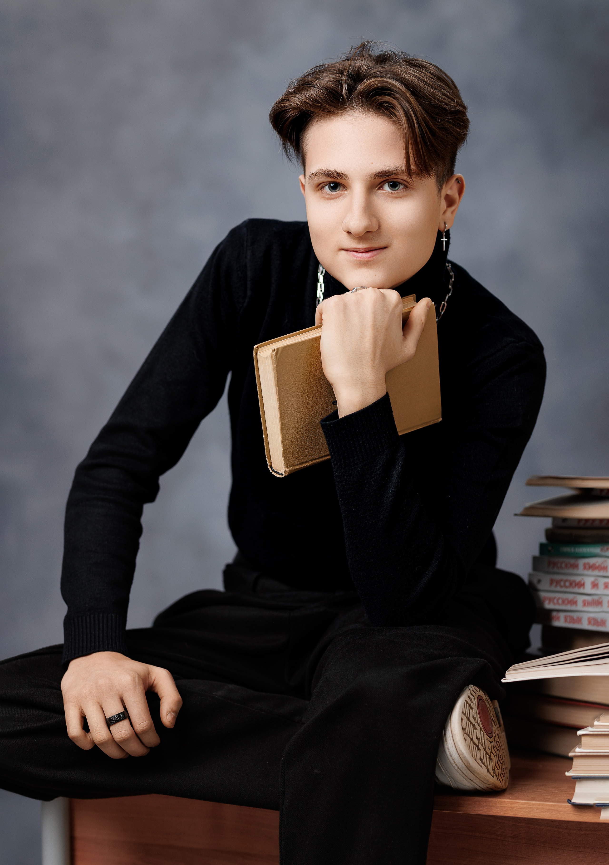 Портреты на однотонном фоне. Семейный и детский фотограф Комина Елена, Власиха, Одинцово