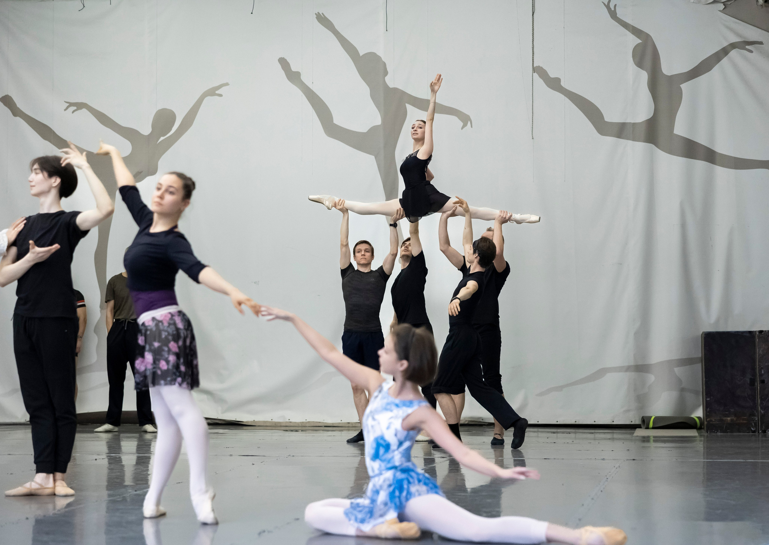 Репетиция балета «Пушкин. Сны после жизни» — театр Касаткиной и Василёва. Балетный фотограф Москва Майоров Николай