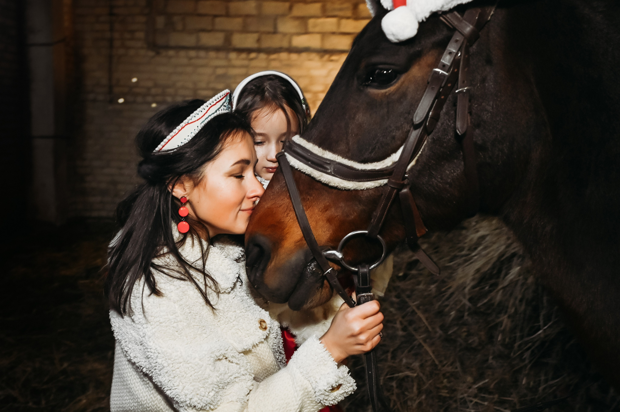 Новогодняя с лошадкой. Детский и семейный фотограф выпускной альбом Приморско-Ахтарск