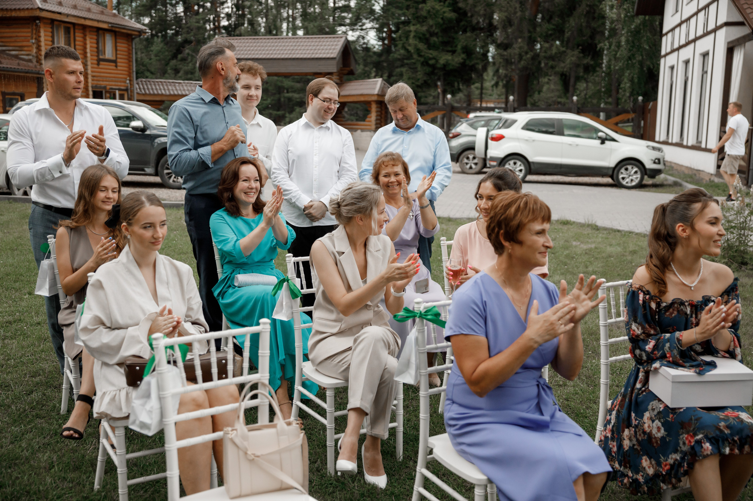 Полина и Дмитрий, загородный клуб «Барин», ЗАГС в г. Пушкино. Свадебный и репортажный фотограф (Москва, Королев и другие)