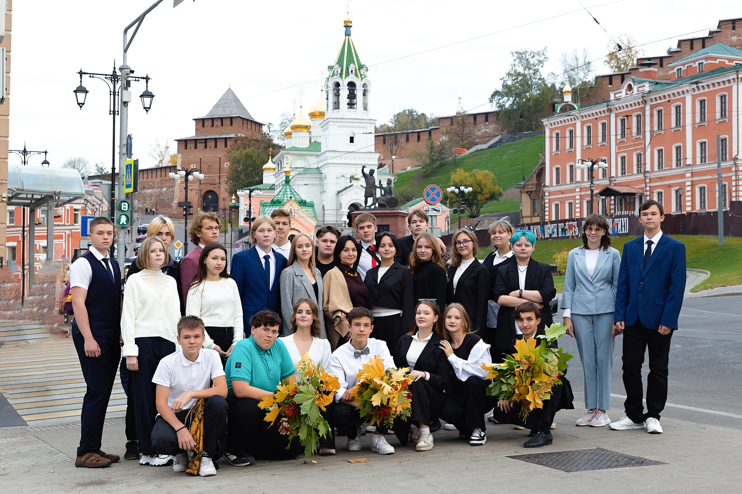 Съёмка в городе. Выпускные альбомы «Эврика» в Нижнем Новгороде