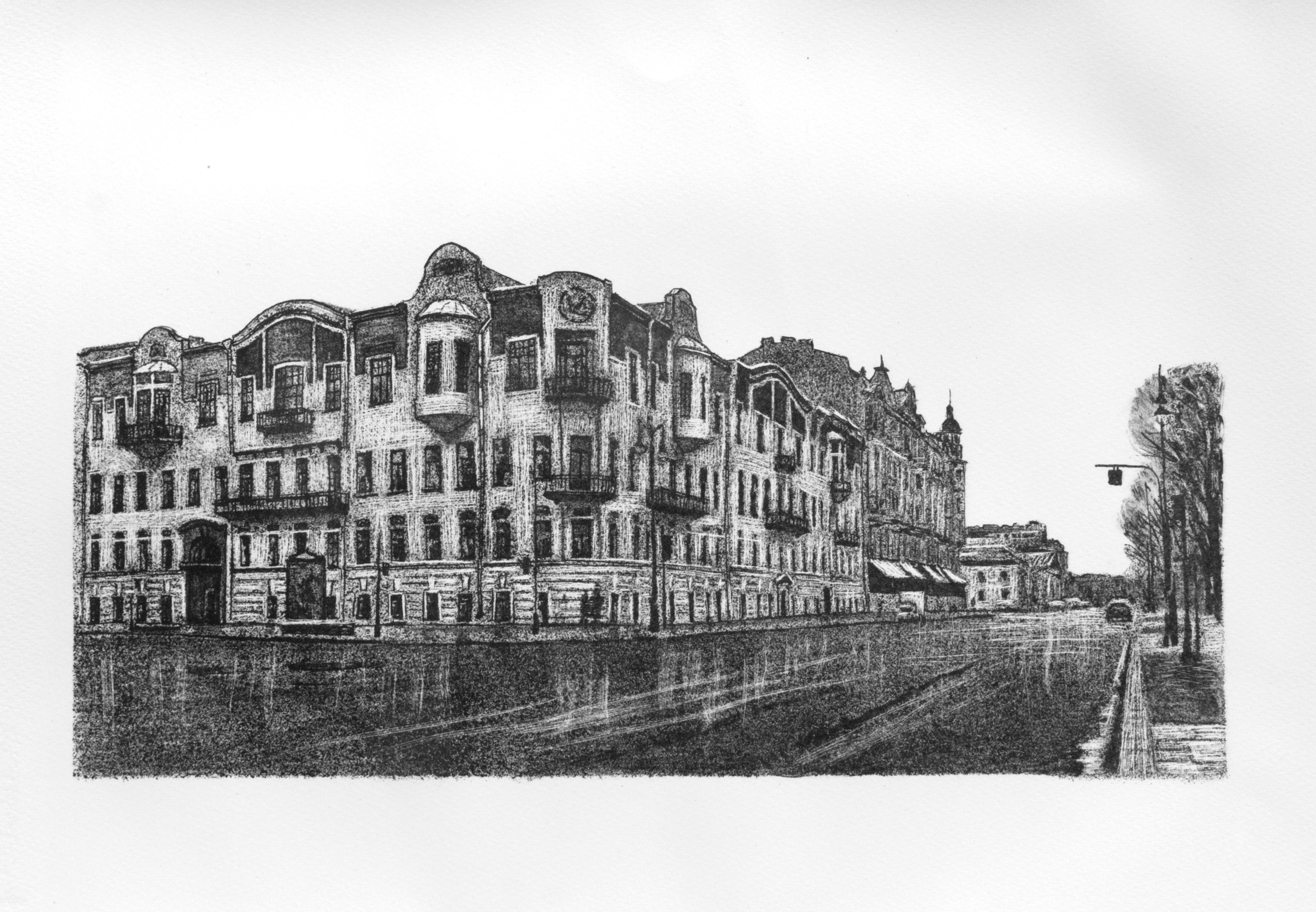 Университет. Альбом литографий. Ольга Васильева художник в Санкт-Петербурге