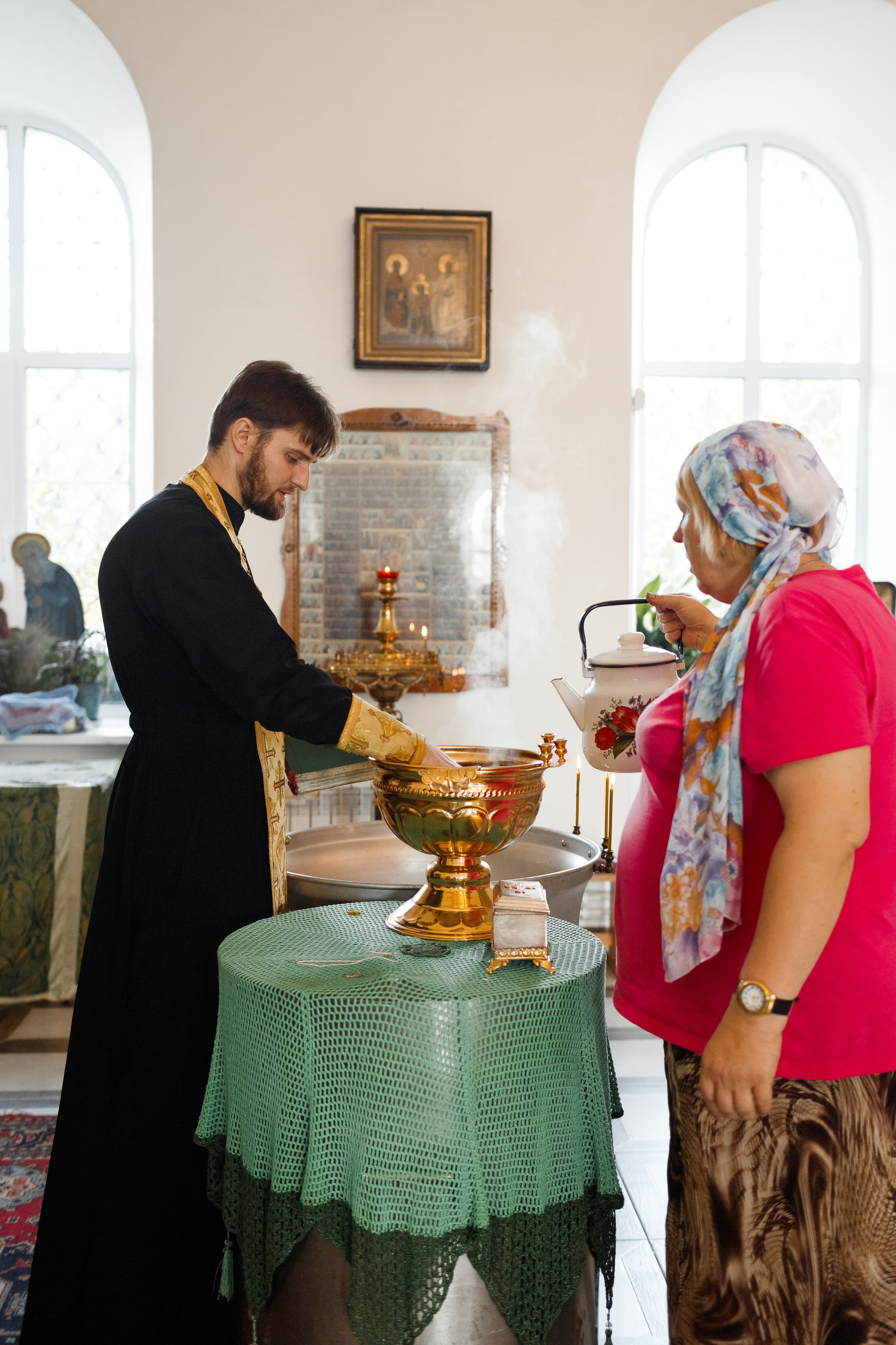 Крещение. Фотограф новорождённых Ярославль. Детский и семейный фотограф Анна Салова