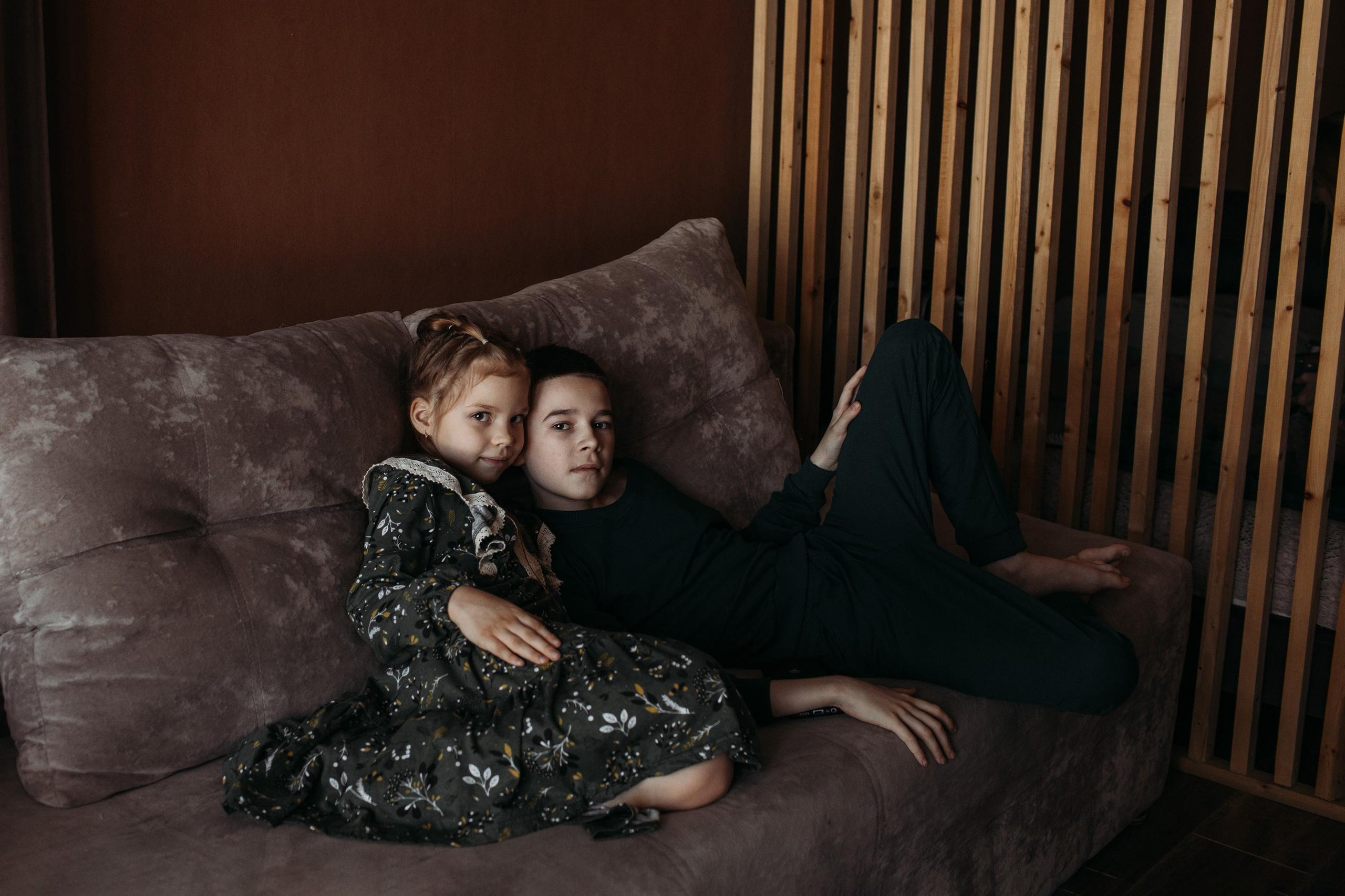 Рома, Женя, Виталя, Наташа, Саша. Семейный фотограф Томск