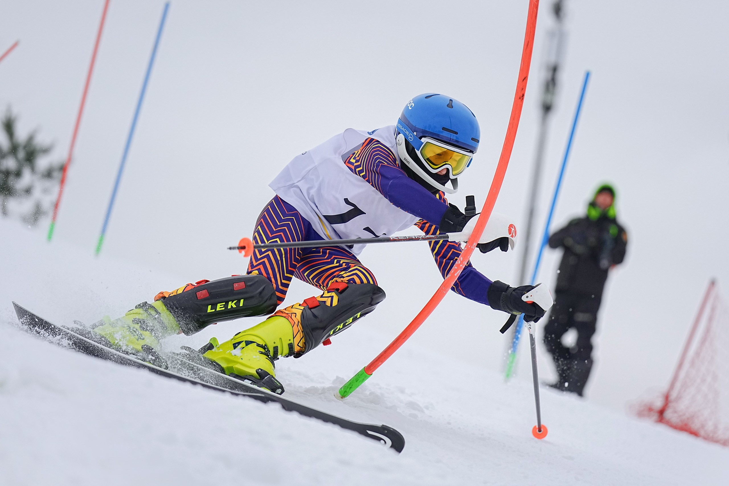 Первенство Дмитровского городского округа по горнолыжному спорту «Памяти А. Жирова» SL U14, U16. Фотограф Студитский Евгений