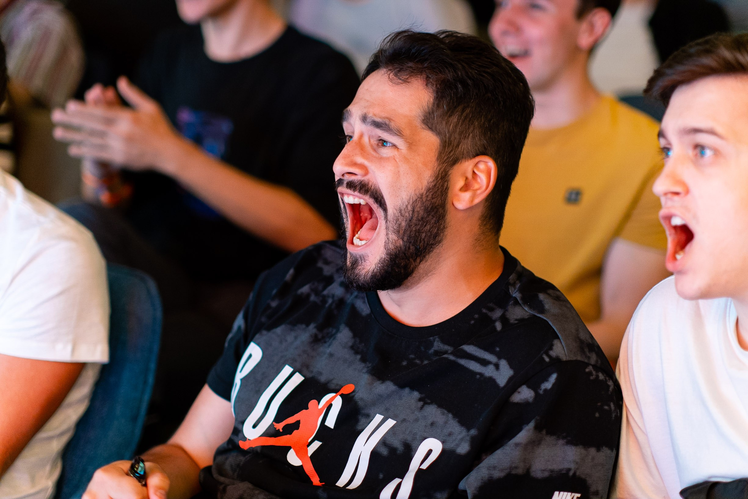 Win Line.Турнир по Dota2 и трансляция чемпионата International. Репортажный фотограф Денис Тихомиров. Москва