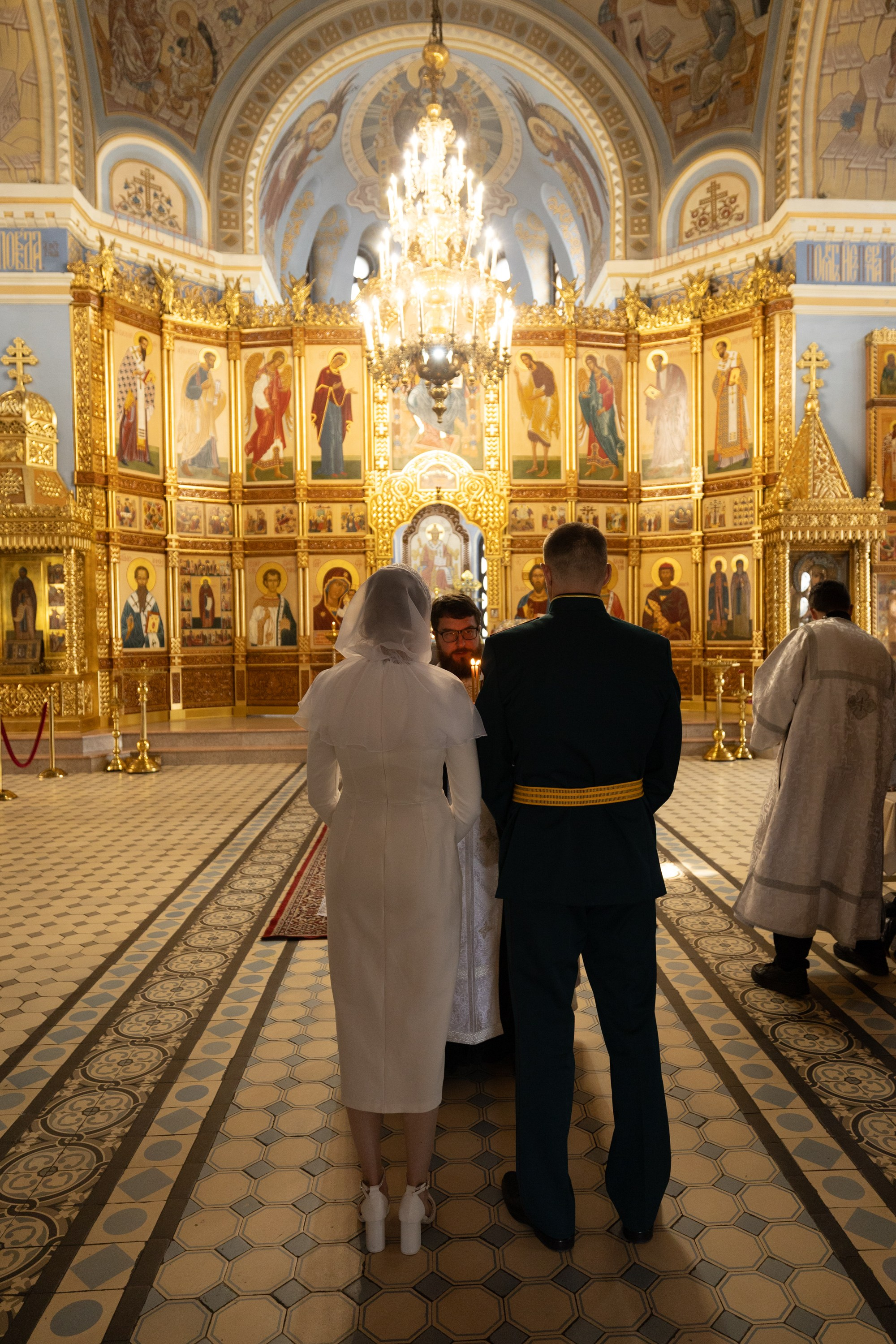 Венчание Сергей и Екатерина (Собор во имя Александра Невского). Фотограф Березенская Ирина в Новосибирске