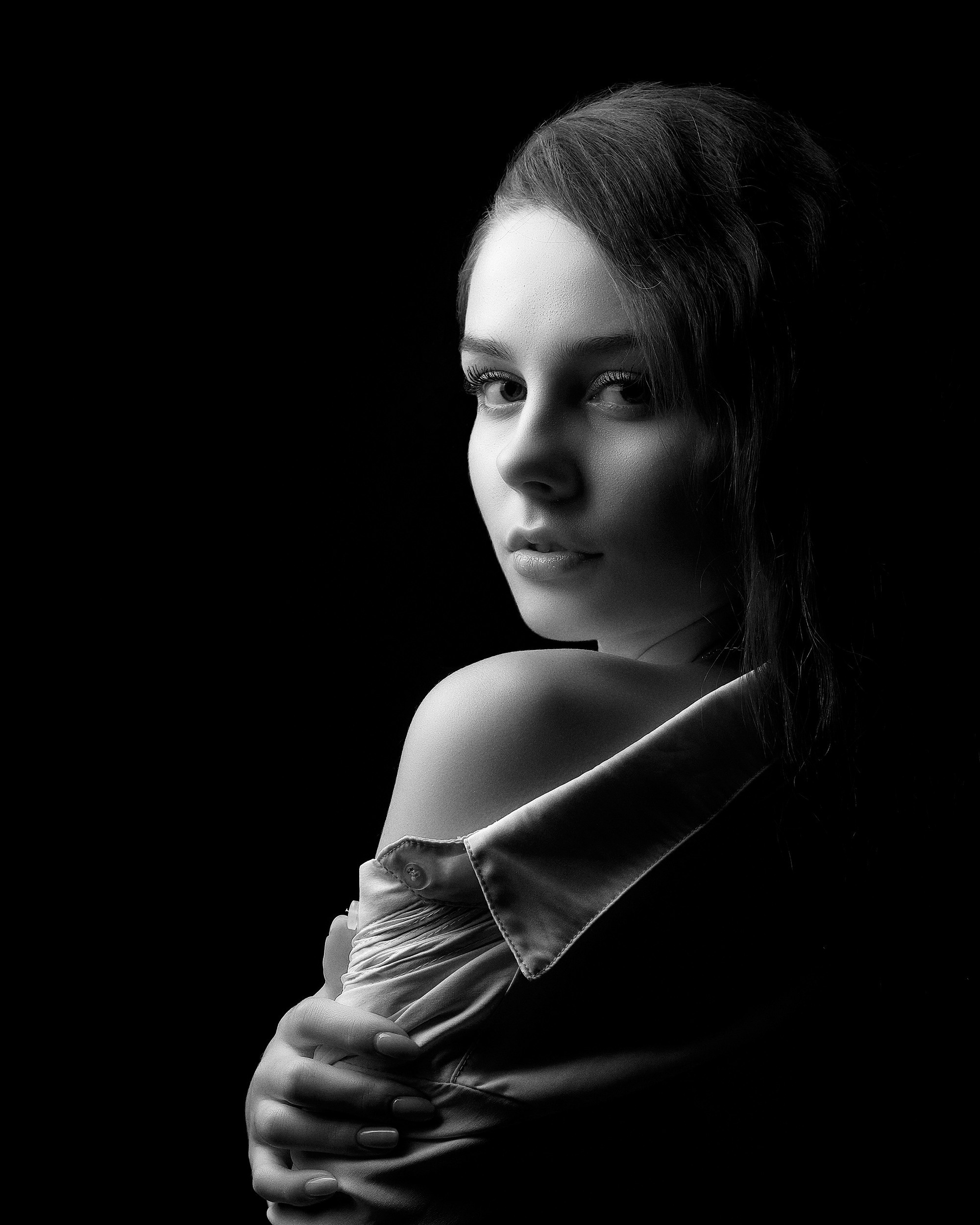 Черно-белый портрет в СПб