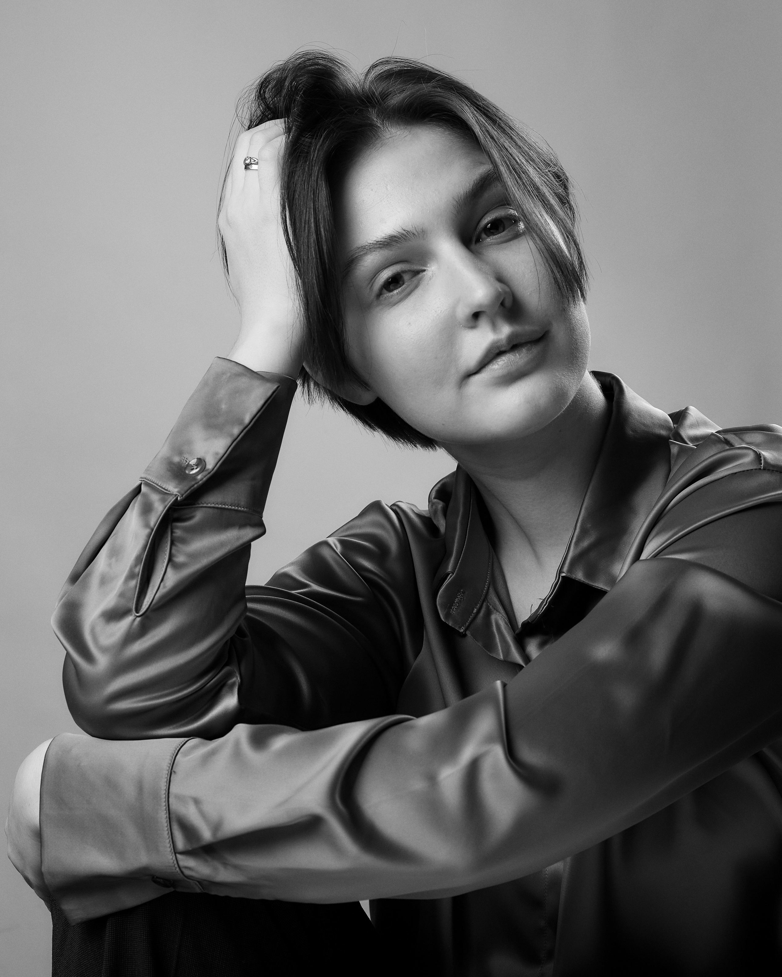 Черно-белый портрет в СПб