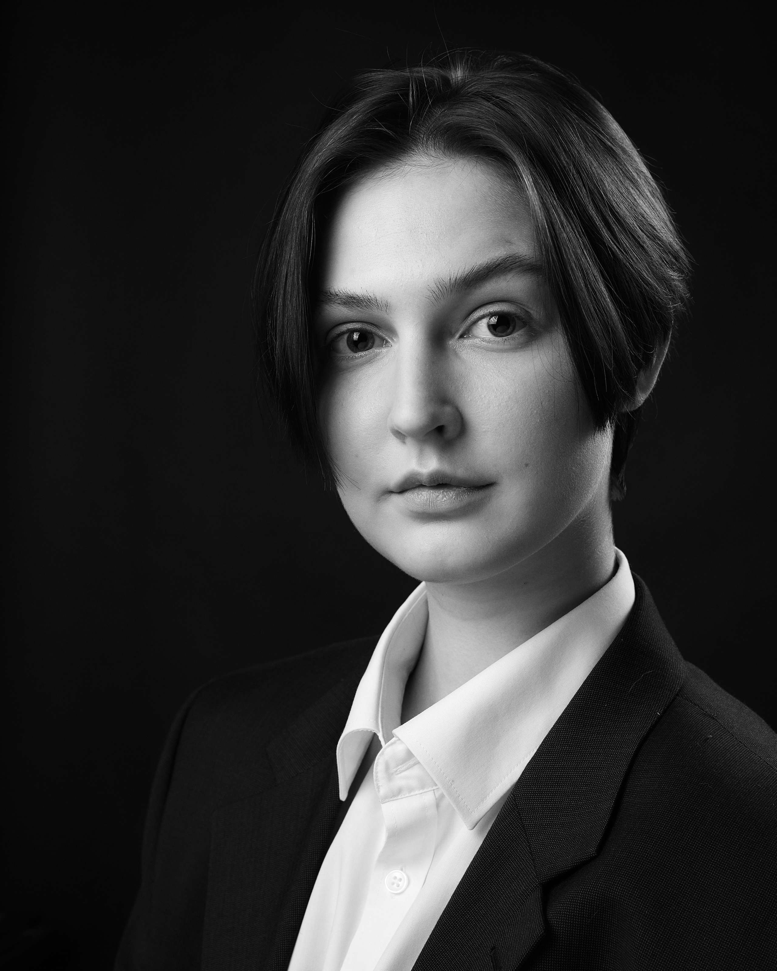 Черно-белый портрет в СПб