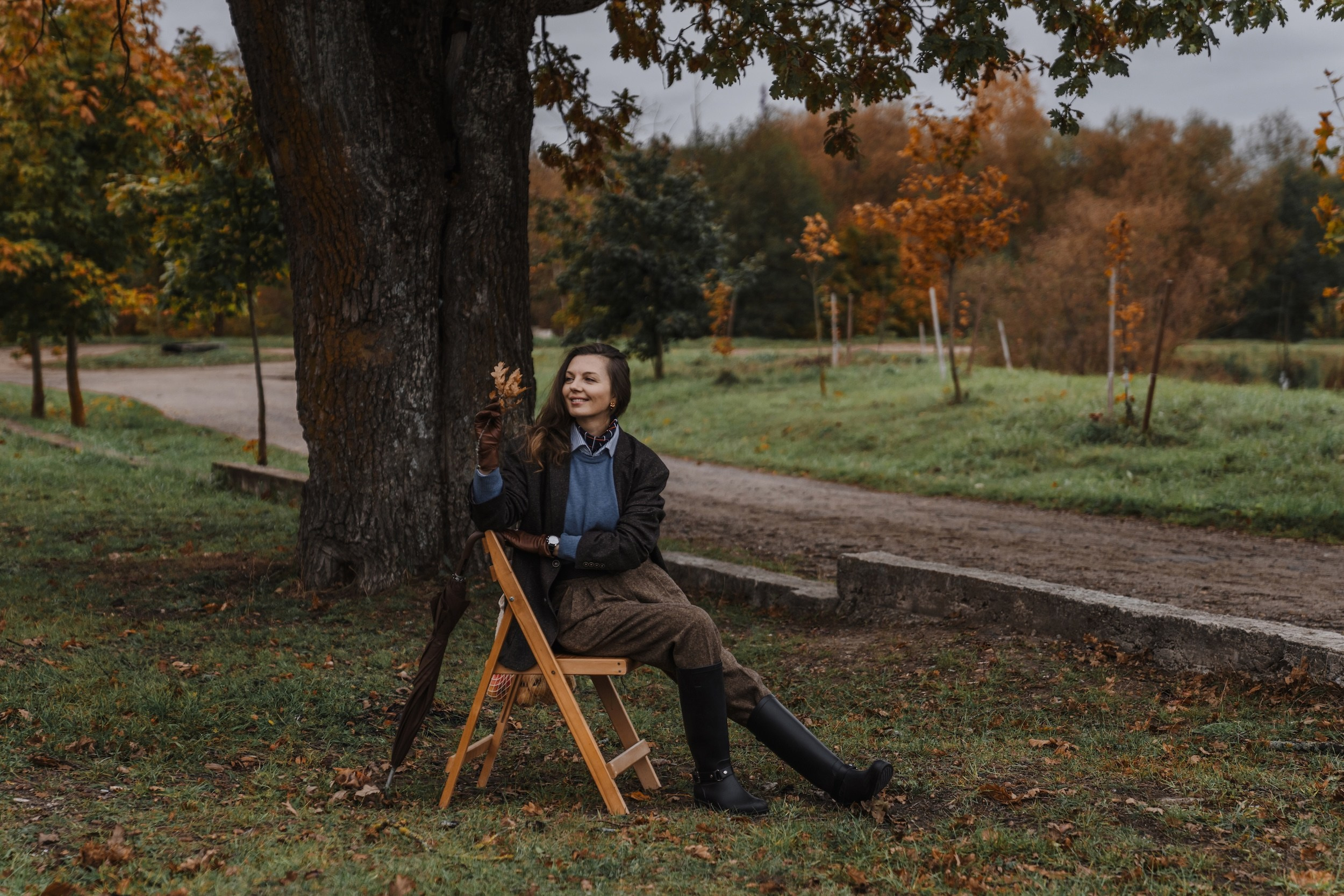 Юля. Осень, в британском стиле, Минск. Olga Modjaro