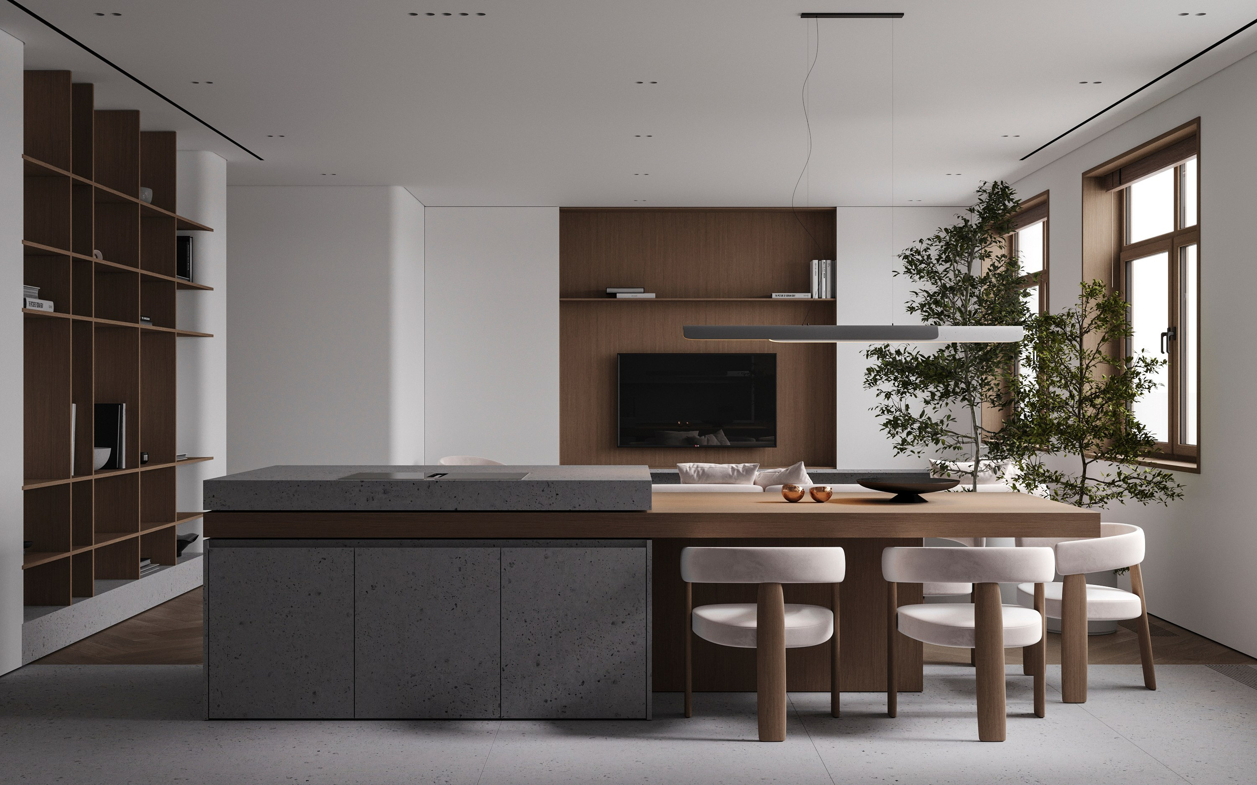 URBAN RETREAT | DESIGNER ANNE KIREEVA. Interior Visualization by Valerie Stetyukevich