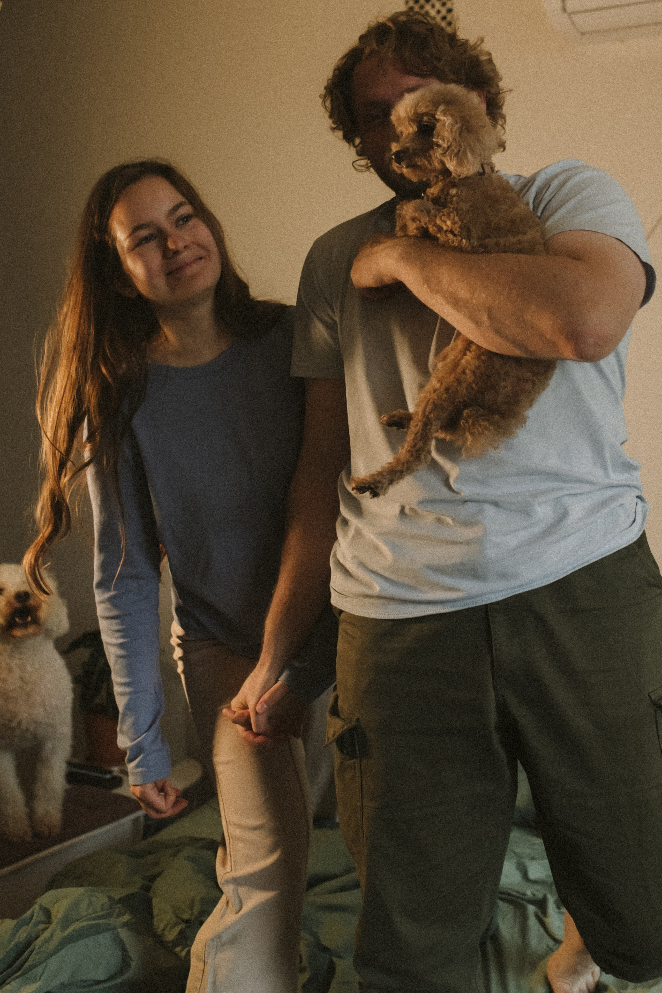 Ання и её кудрявая команда. Фотограф анималист в Москве Ольга Агушева