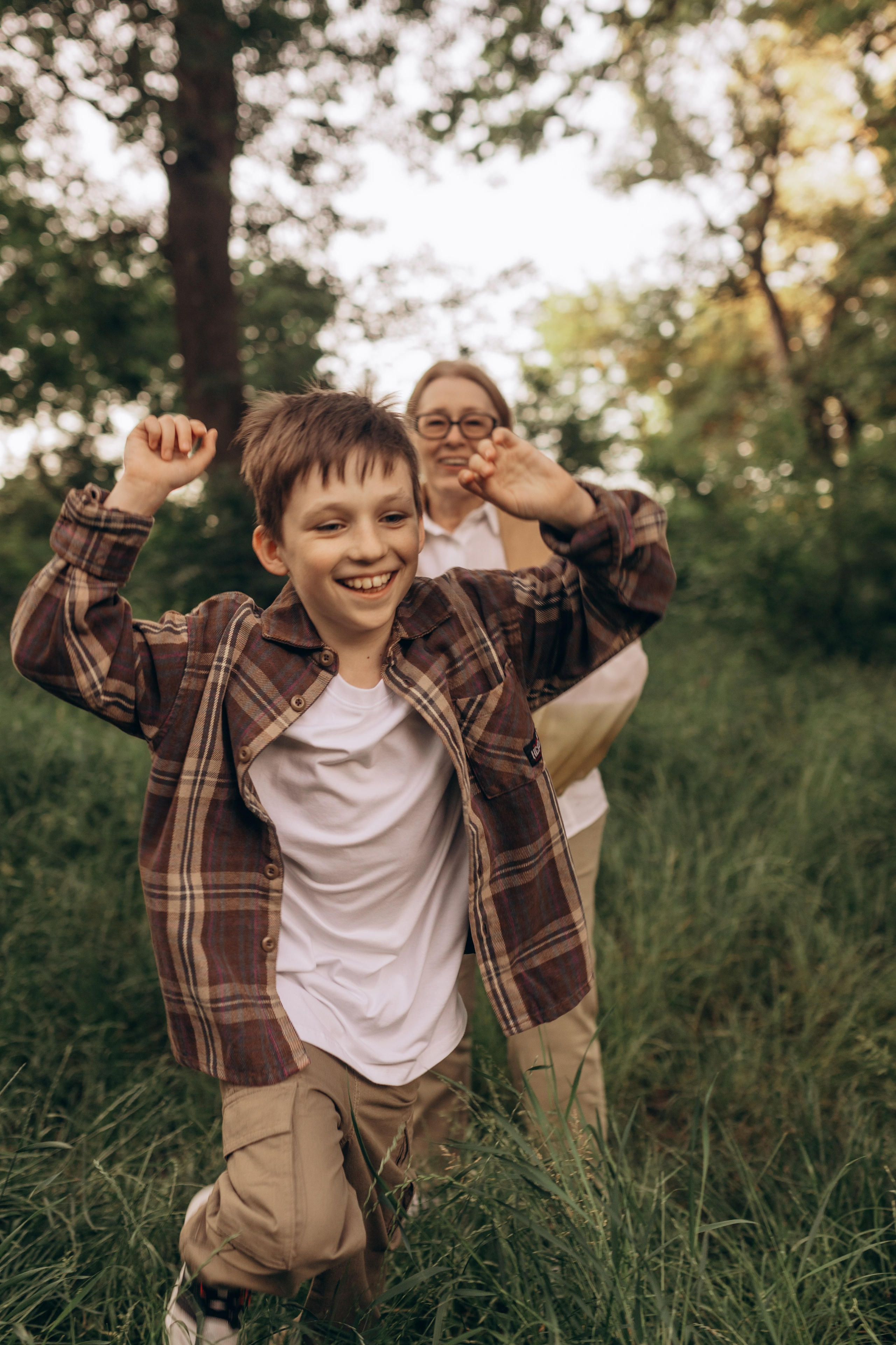 Прогулка по Ртищевскому пруду с прекрасной семьёй Ларисы её мамой и сыном Глебом. Фотограф в Ставрополе Svetlana Matveeva