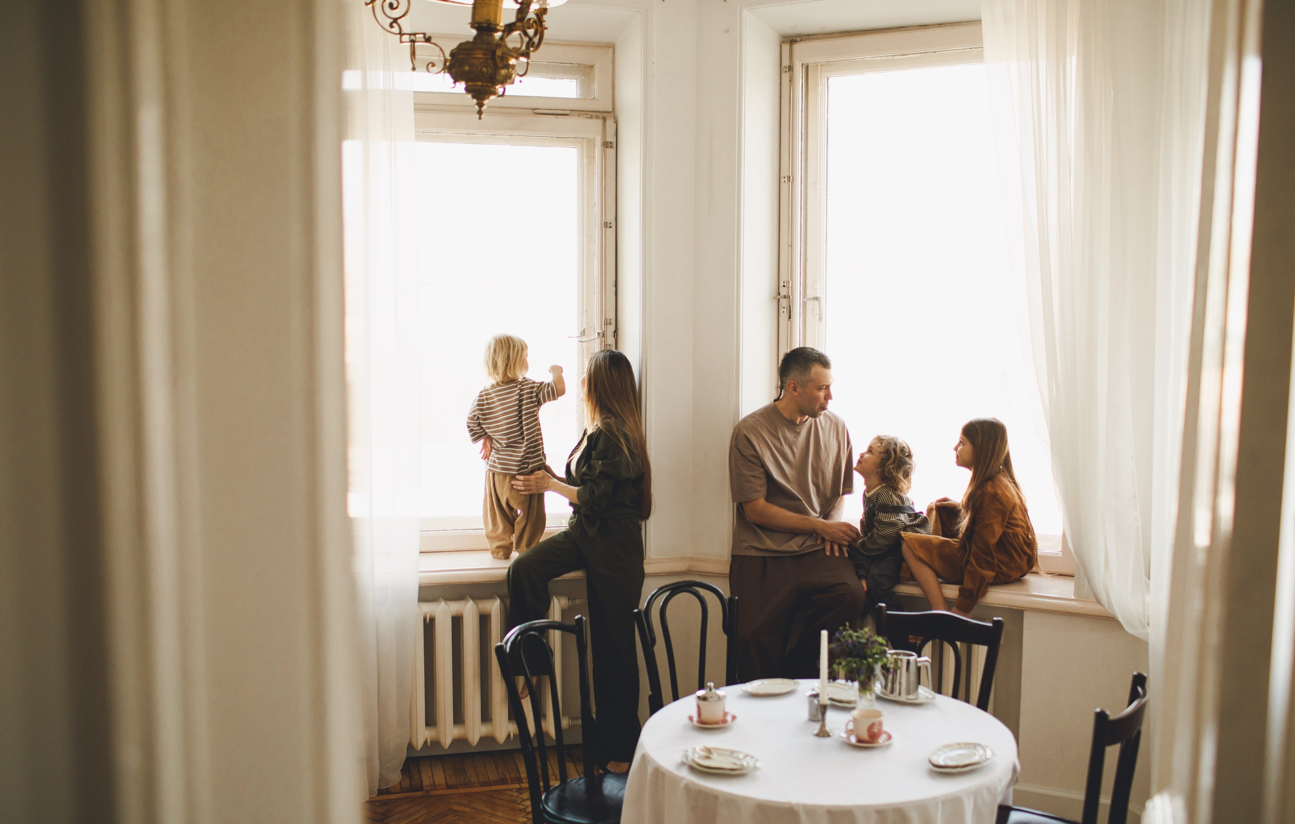 Тепло большой семьи. Семейный фотограф в Москве Анастасия Гурьянова