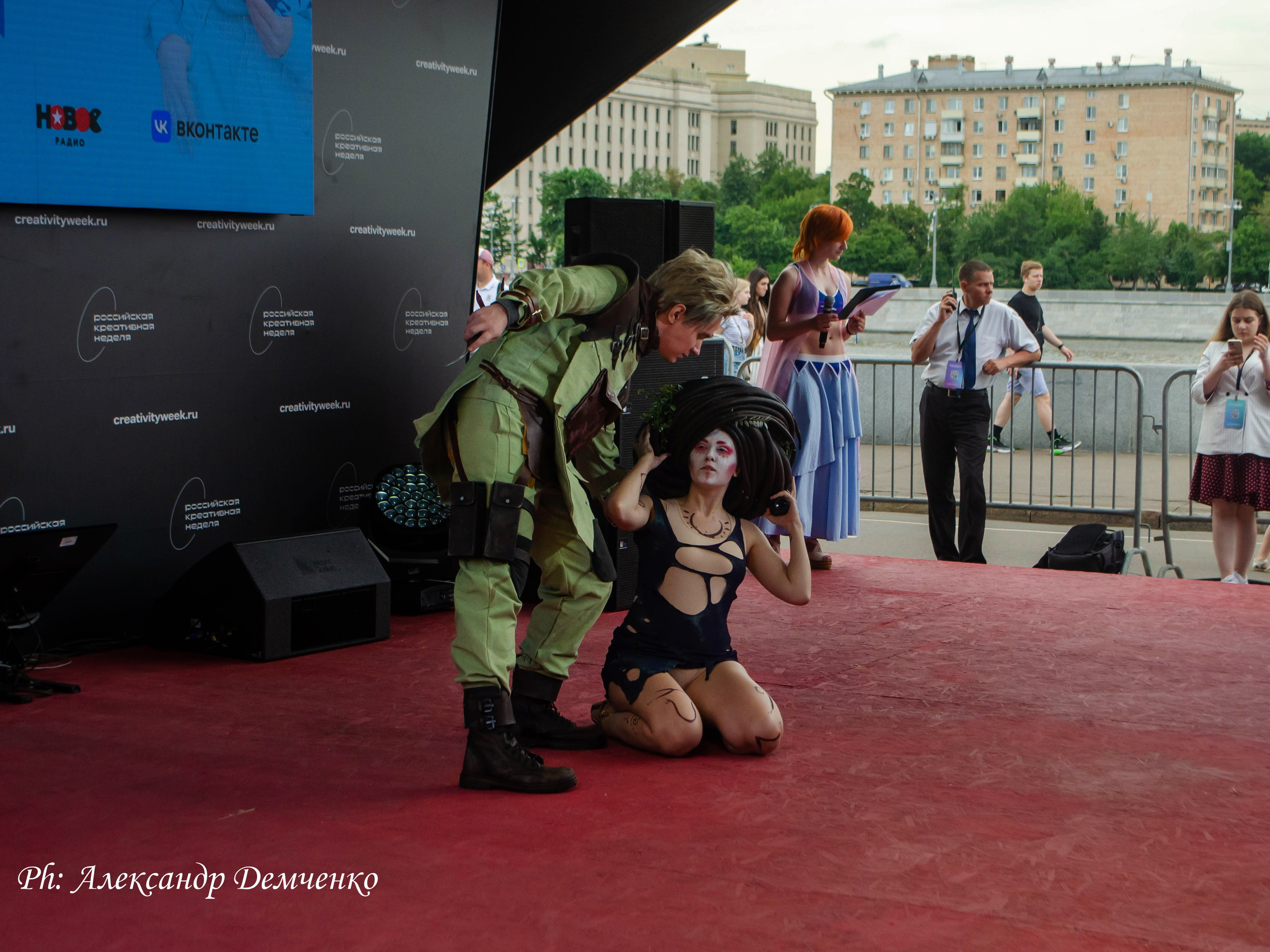 Фотосессия сцены в Москве на разных репортажных мероприятий