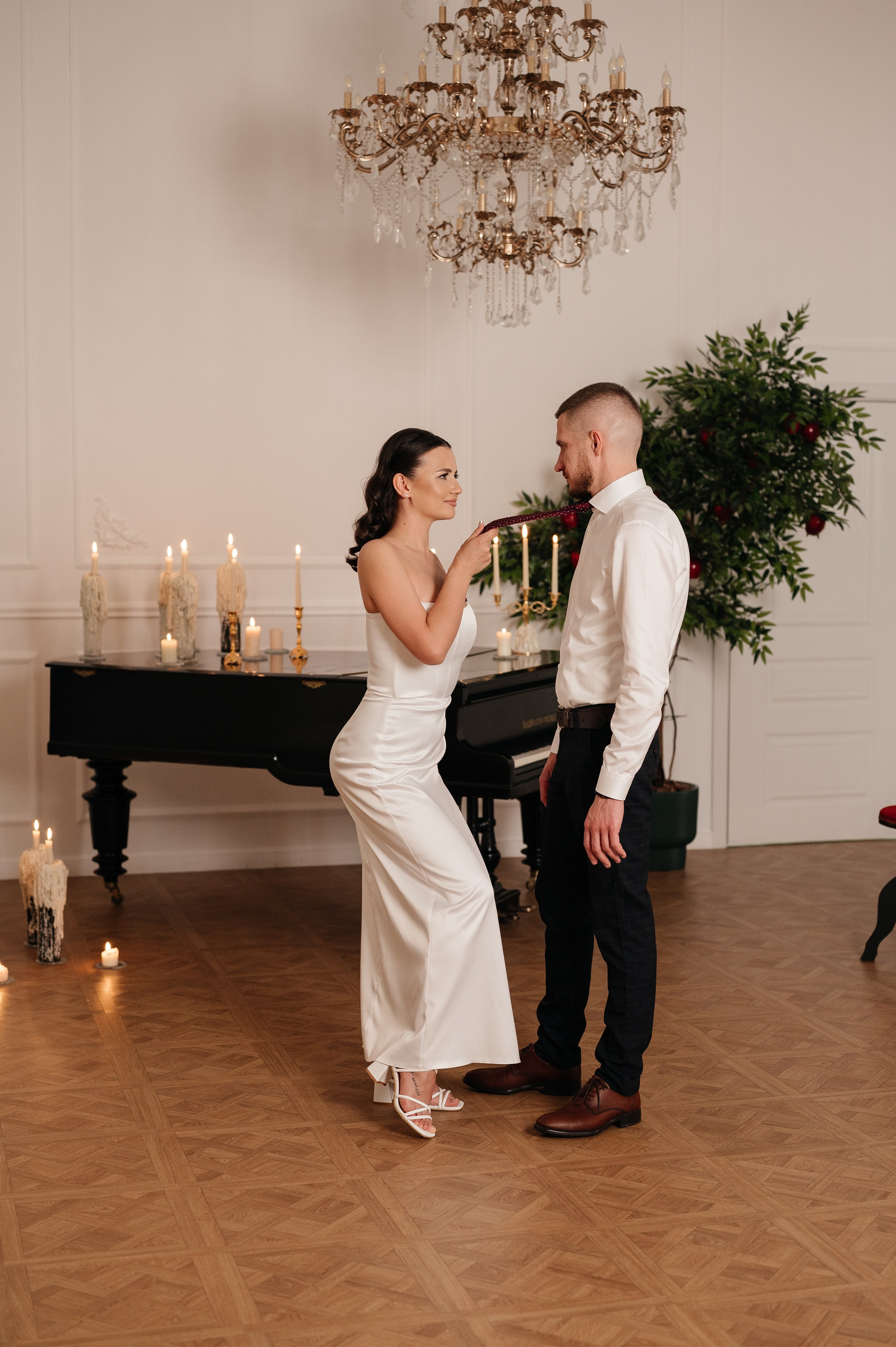 Свадебная фотосессия в студии. Свадебный и семейный фотограф в Краснодаре Алина Мельник