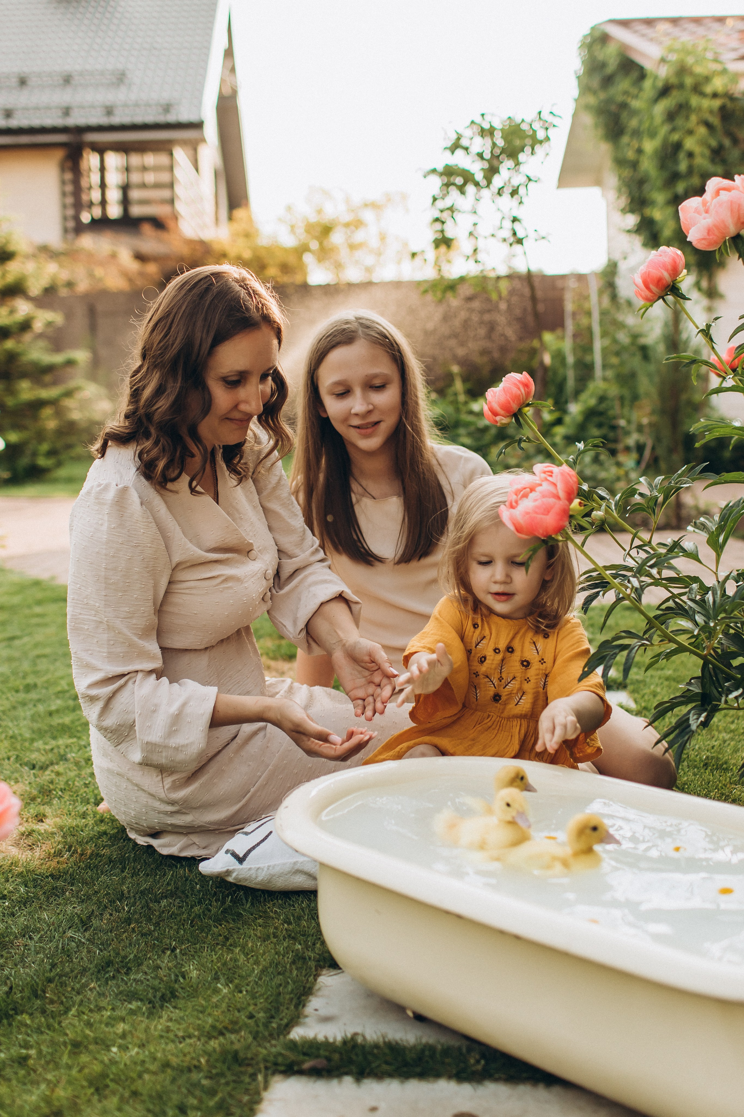 Светлана с дочками. Семейный фотограф в Москве и Московской области Лазутина Валентина