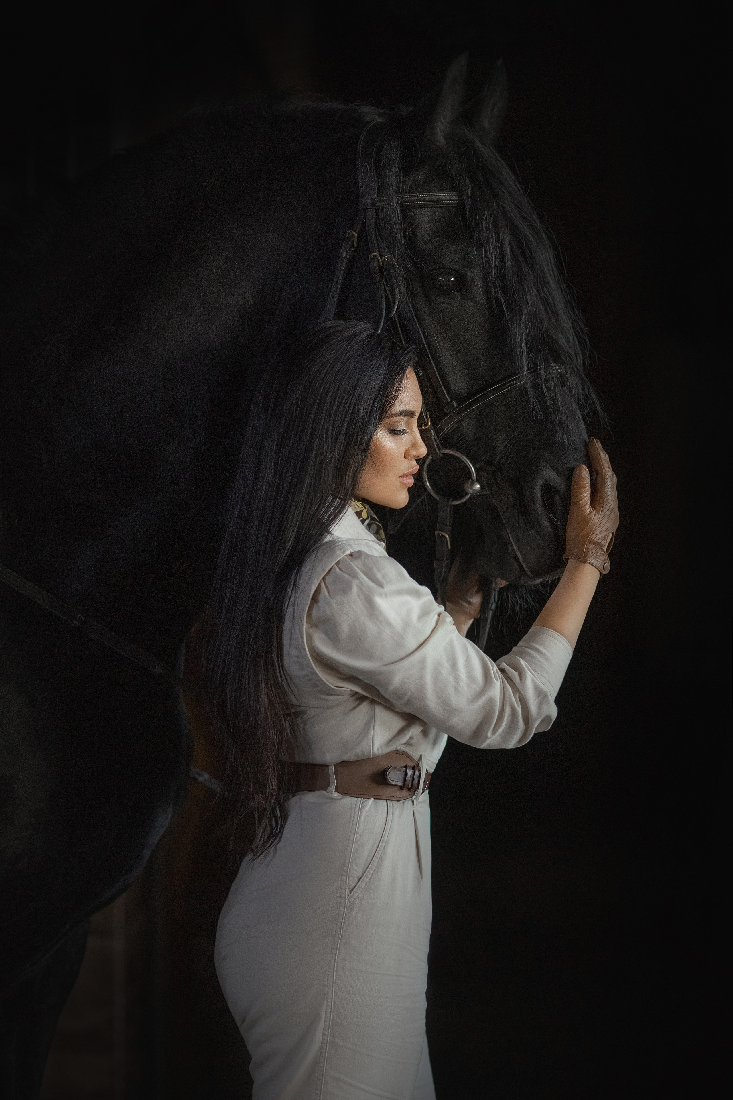 Портрет с лошадьми. Photograpther Gracheva Sveta