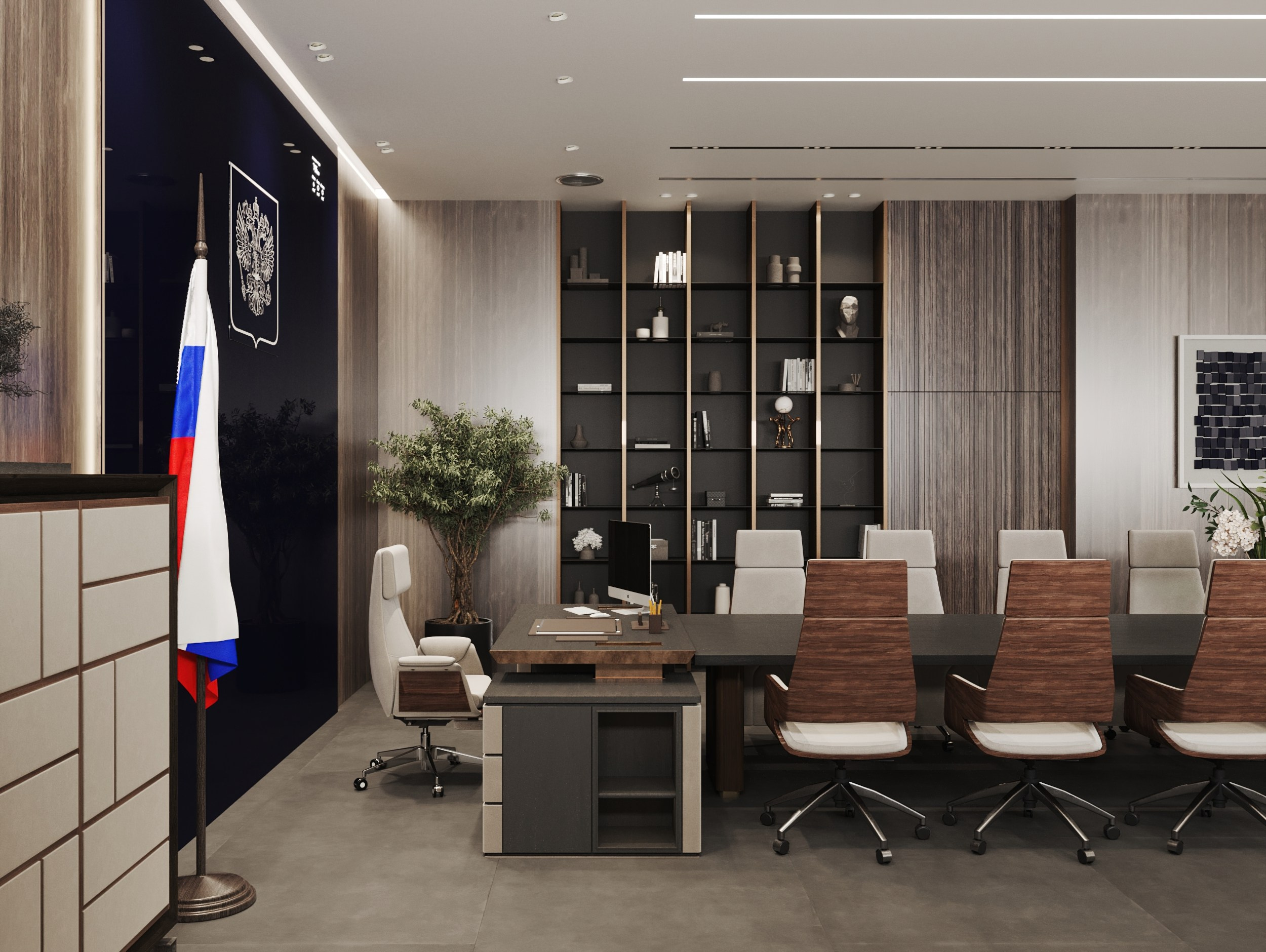 VIP Конференц-зал3. Интерьерный 3Д Визуализатор Маргарита Оберемко