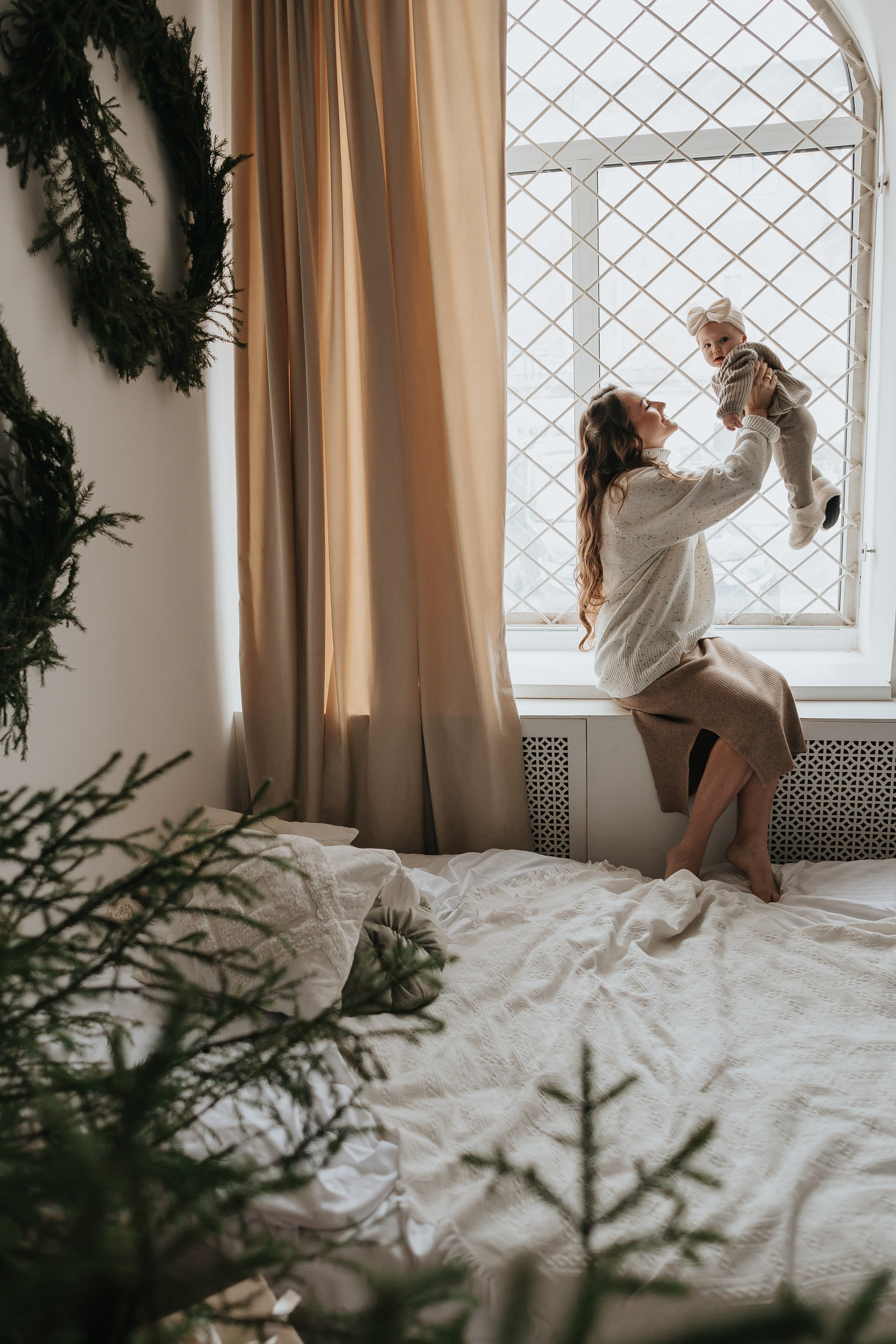 Первая новогодняя история для малышки. Свадебный фотограф Пермь