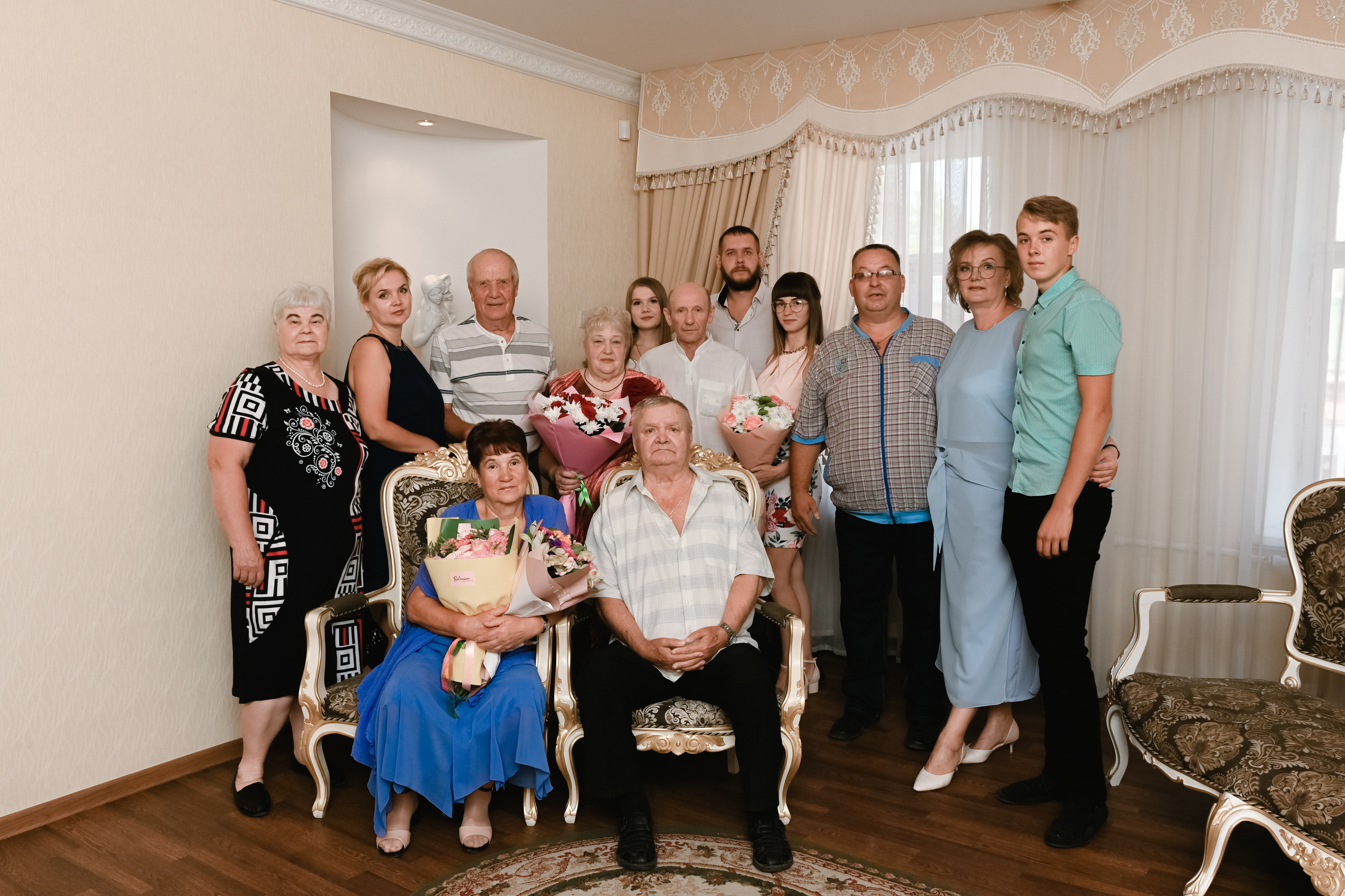 Золотая свадьба Ивана и Татьяны. Семейный и свадебный фотограф в Ельце Юлия Дякина