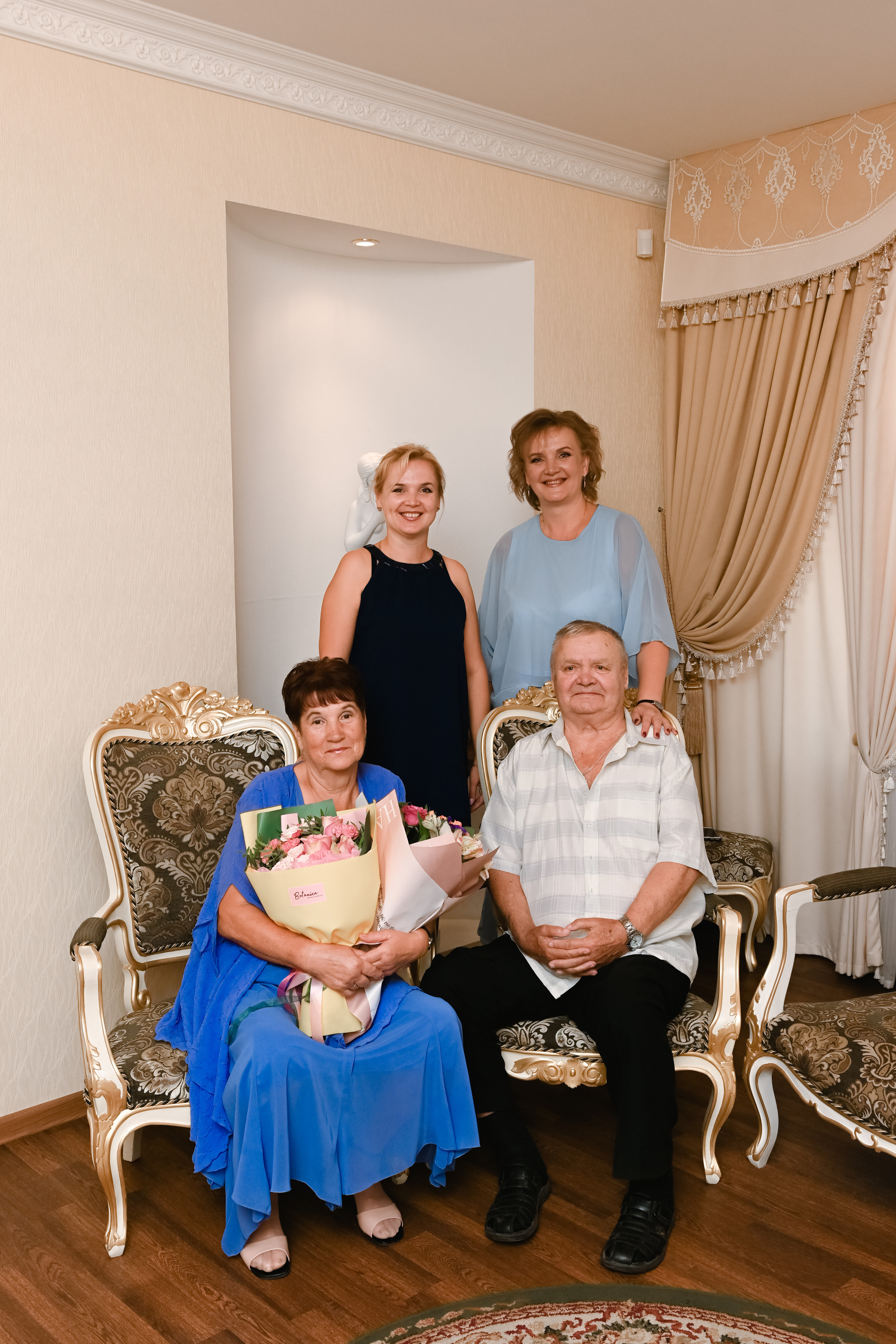 Золотая свадьба Ивана и Татьяны. Семейный и свадебный фотограф в Ельце Юлия Дякина