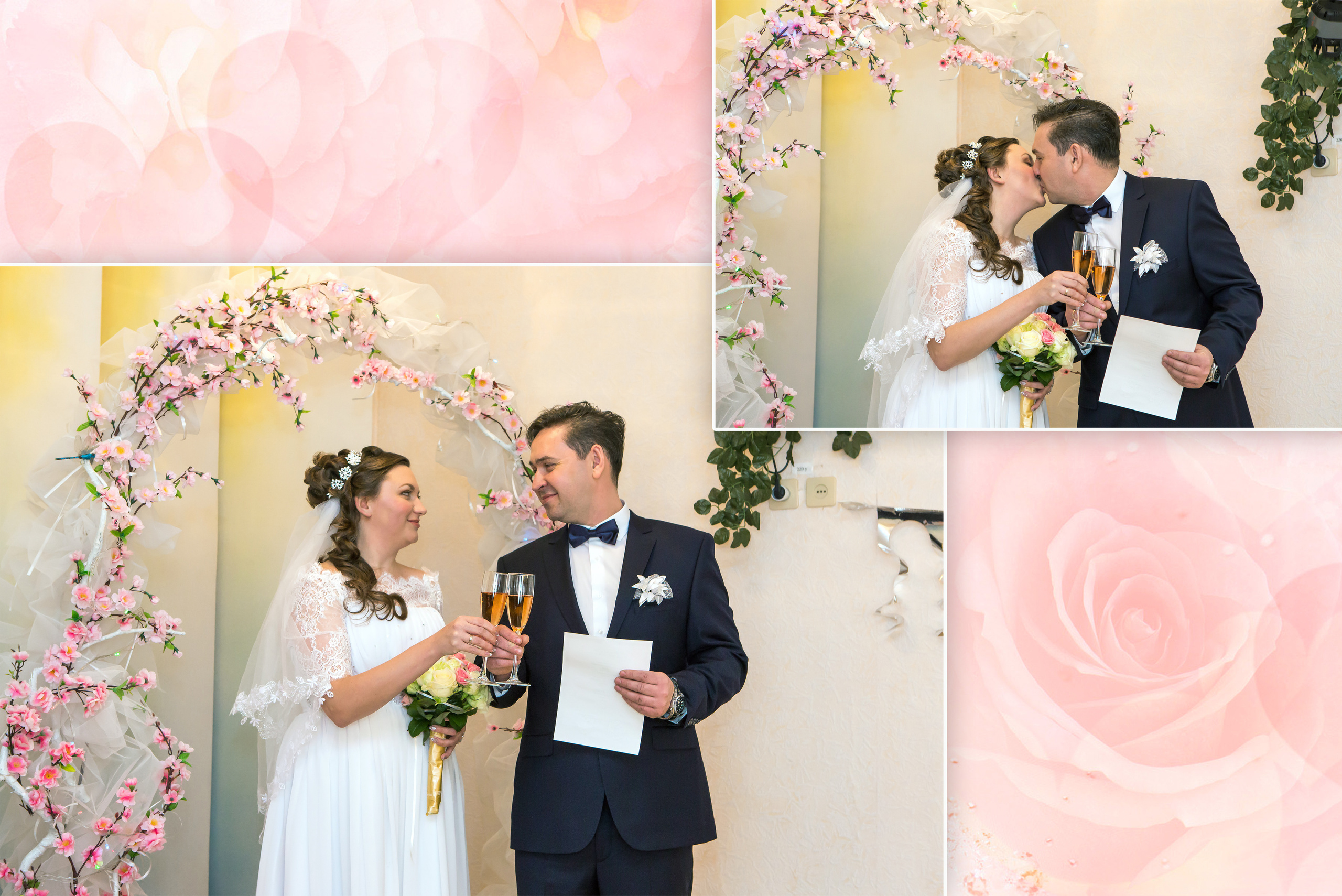 Свадебная фотокнига Дмитрия и Марины. Свадебный и семейный фотограф в Форосе, г. Ялта Виктор Рябиченко