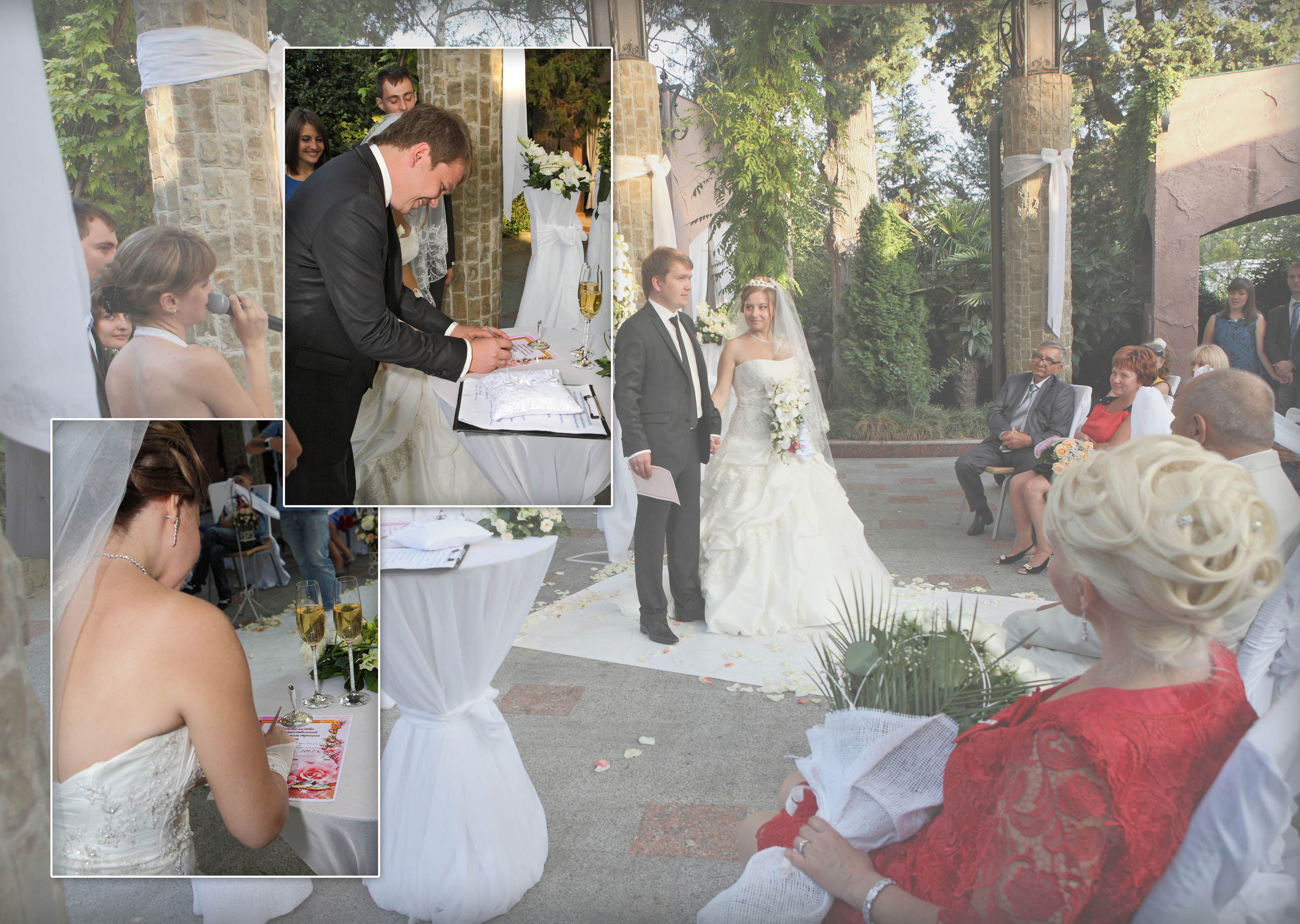 Свадебная фотокнига Елизаветы и Даниила. Свадебный и семейный фотограф в Форосе, г. Ялта Виктор Рябиченко