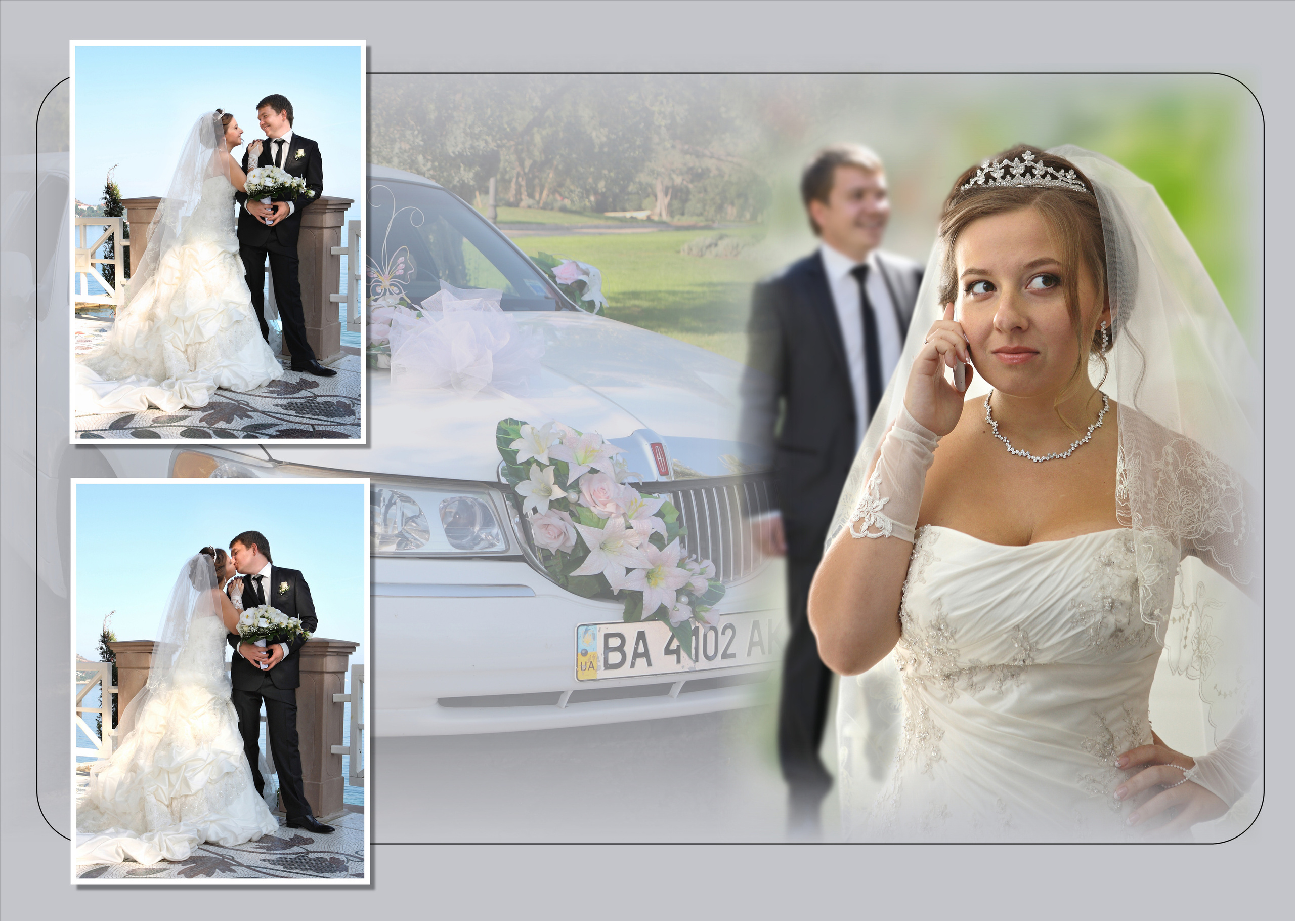 Свадебная фотокнига Елизаветы и Даниила. Свадебный и семейный фотограф в Форосе, г. Ялта Виктор Рябиченко