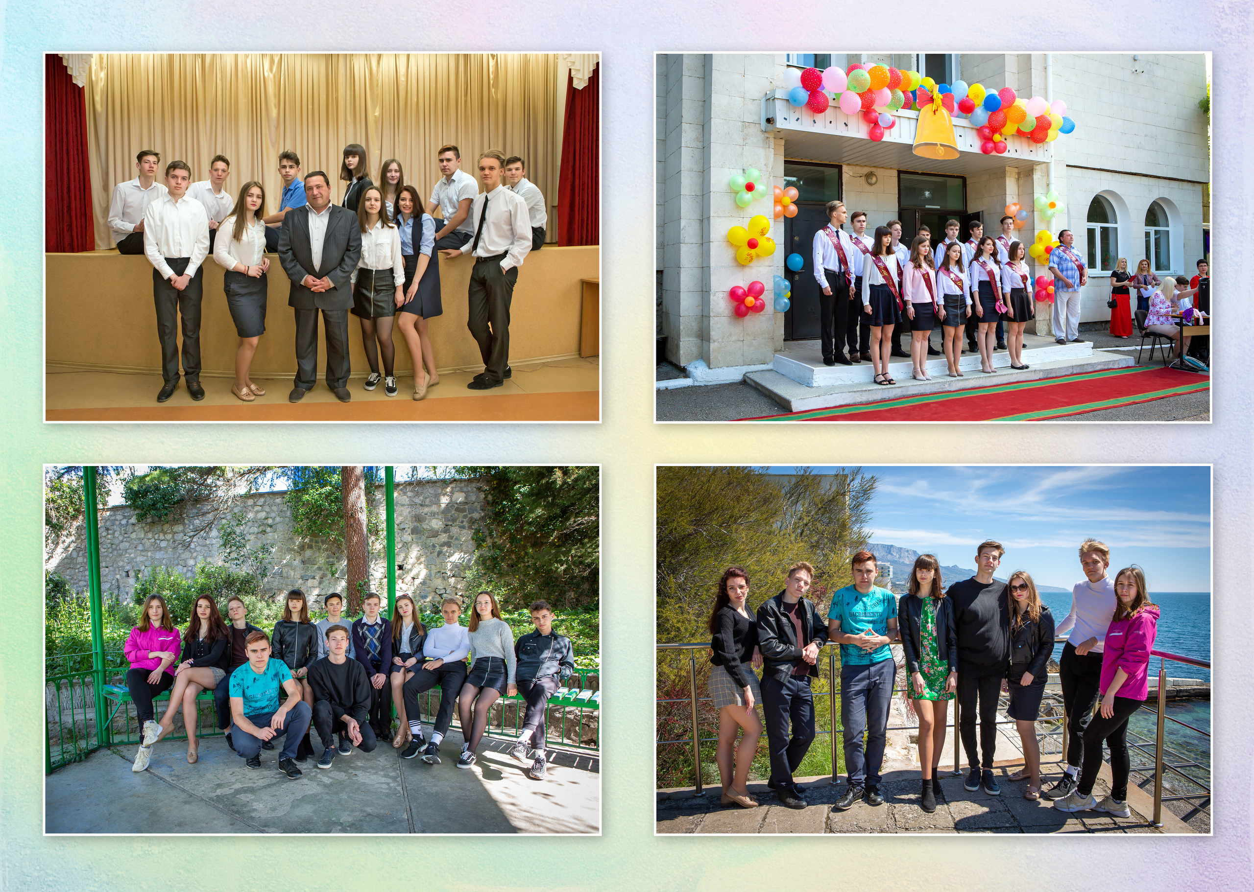 Выпускной фотоальбом 11 класс. Свадебный и семейный фотограф в Форосе, г. Ялта Виктор Рябиченко