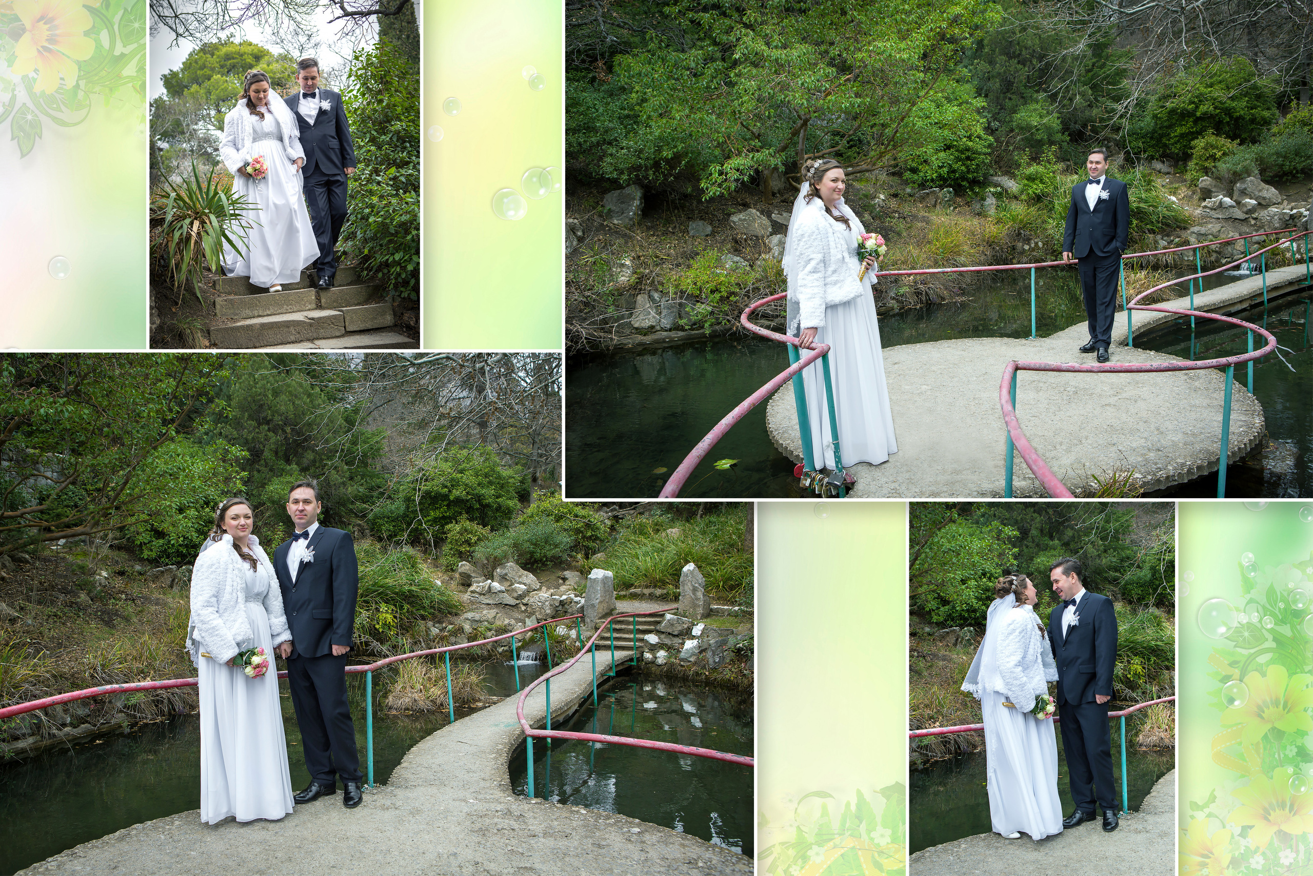 Свадебная фотокнига Дмитрия и Марины. Свадебный и семейный фотограф в Форосе, г. Ялта Виктор Рябиченко