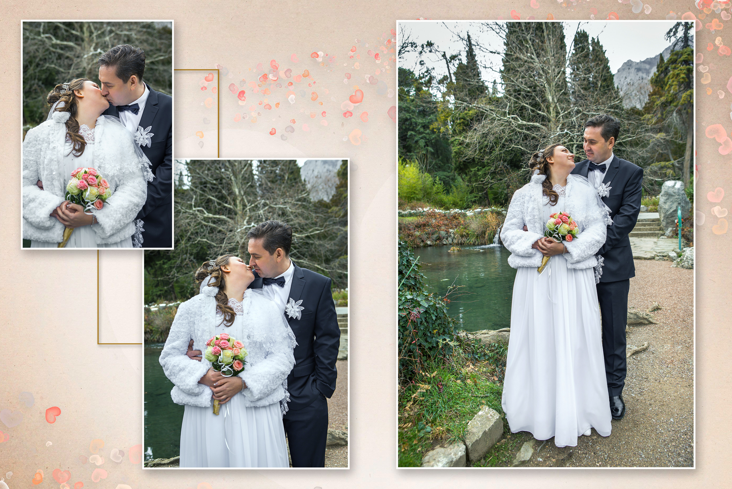 Свадебная фотокнига Дмитрия и Марины. Свадебный и семейный фотограф в Форосе, г. Ялта Виктор Рябиченко